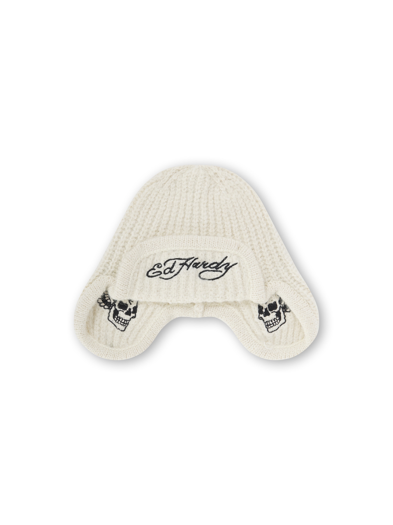 Ed Hardy Căciulă crem / negru