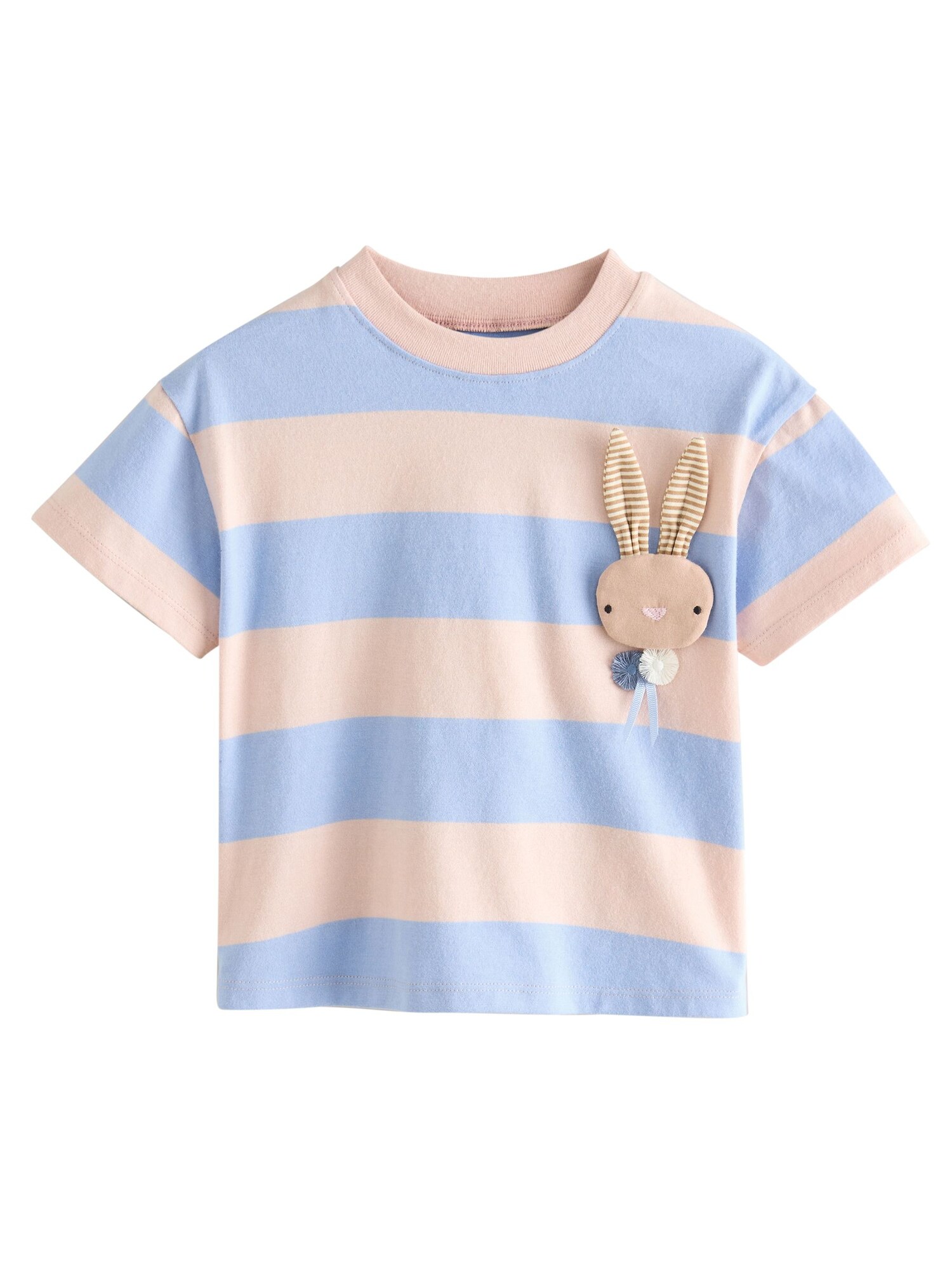 Next Tricou  albastru / roz