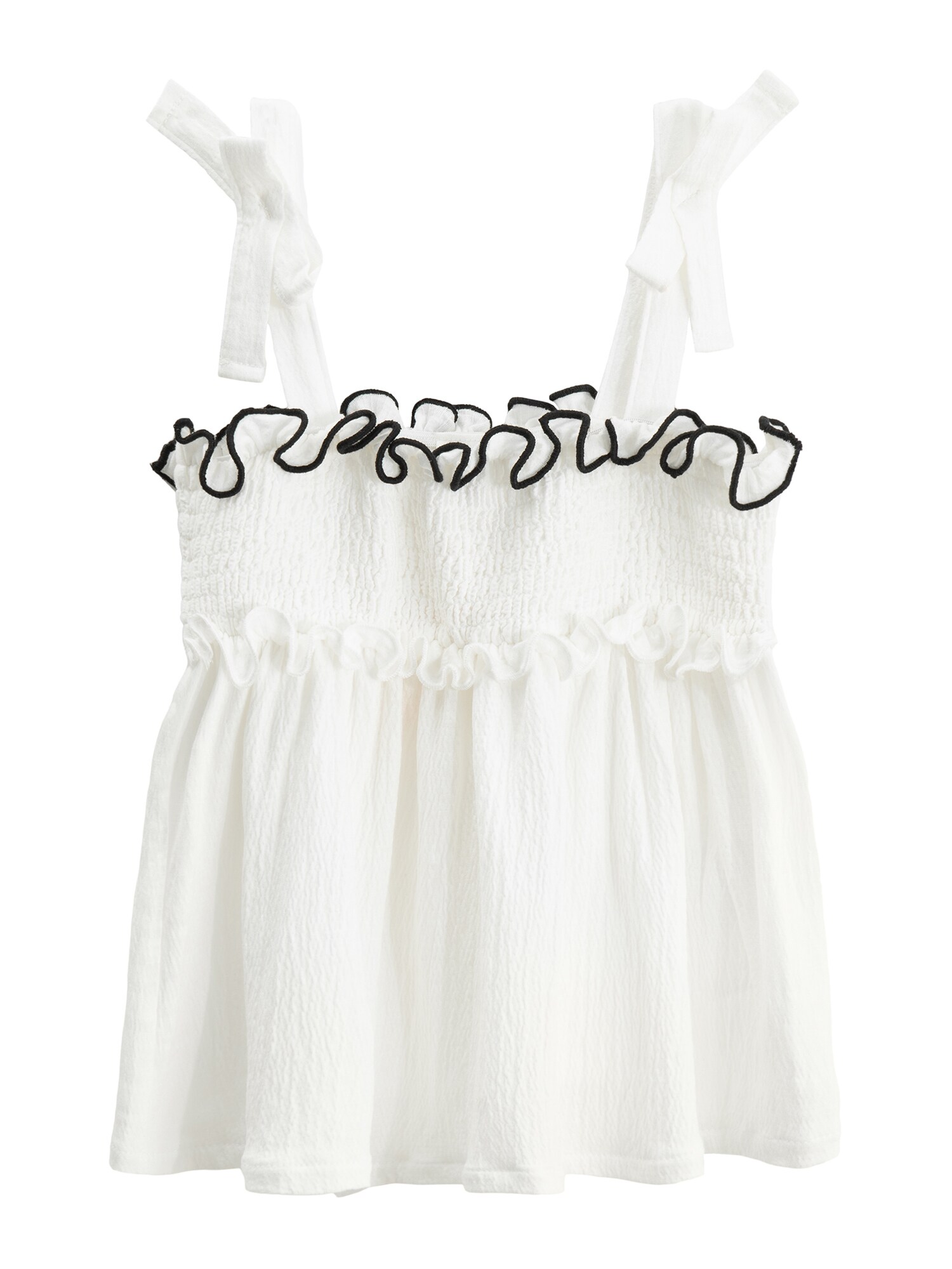 Cool Club Top  negru / alb