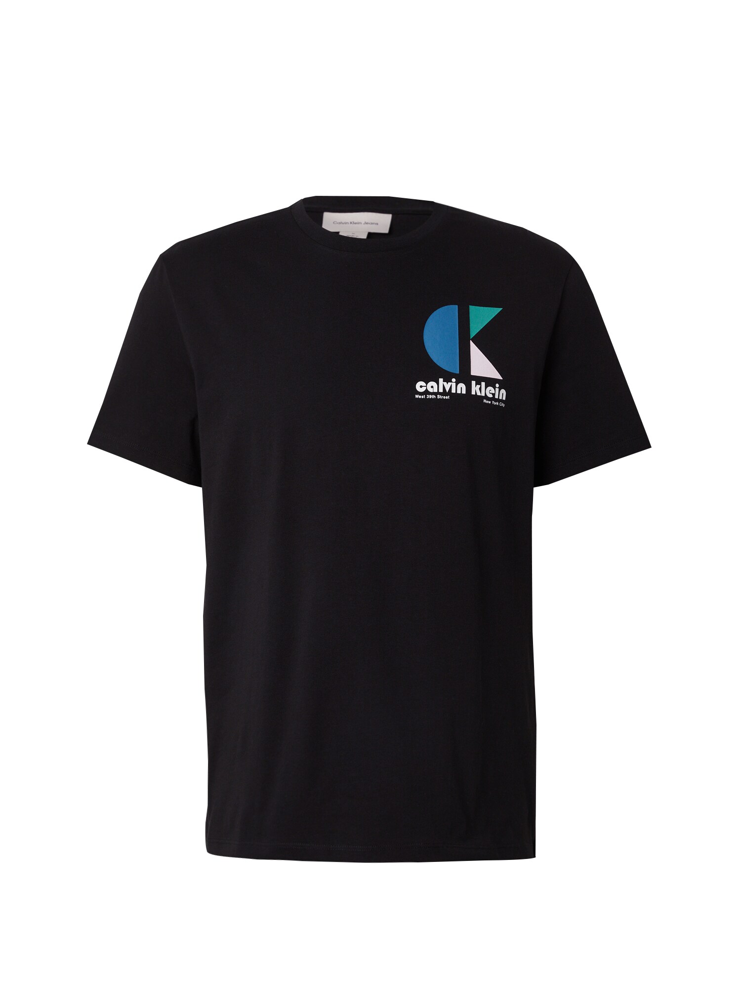 Calvin Klein Jeans Póló  zafir / menta / fekete / fehér akciós termékkép 1