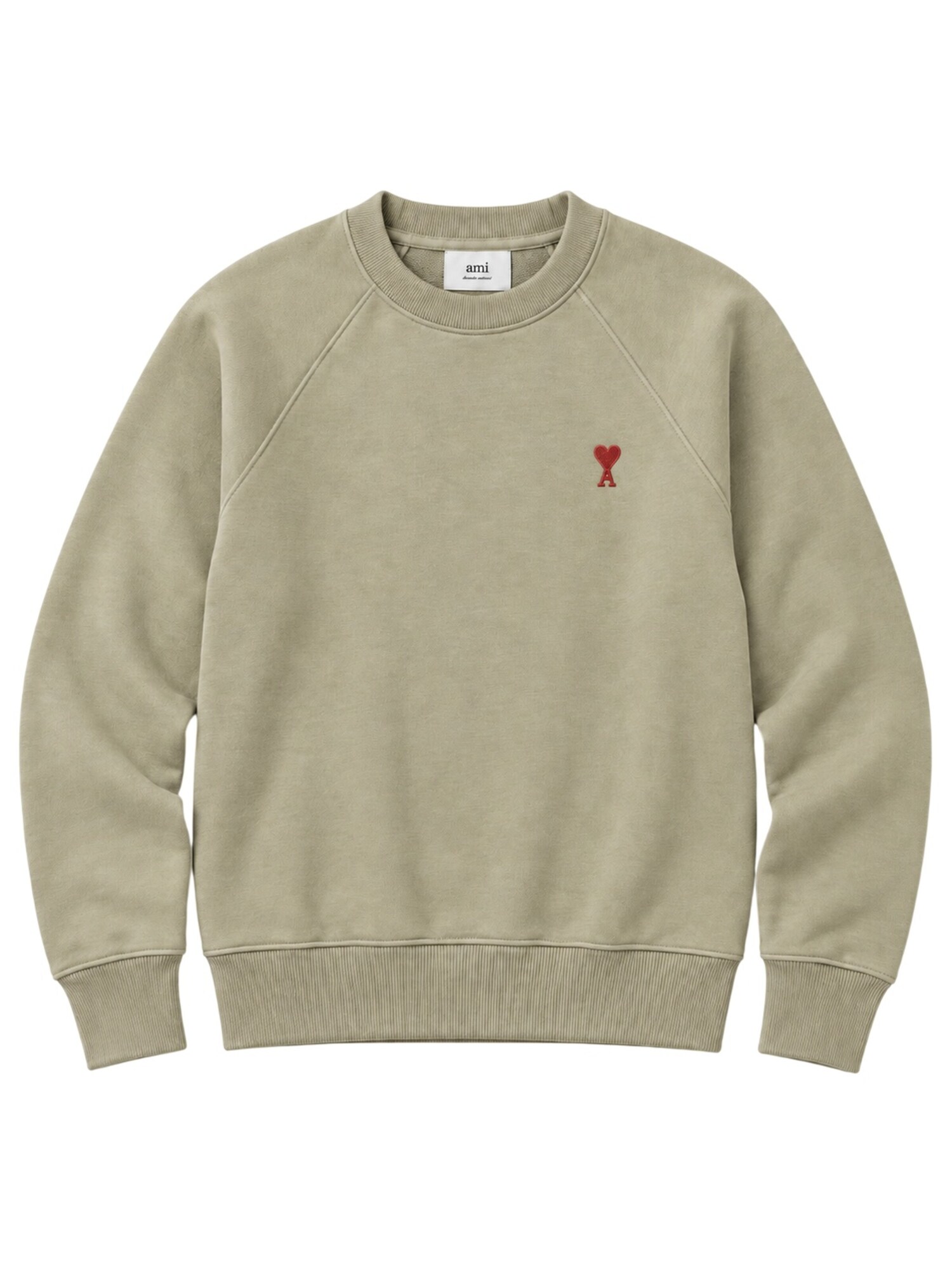 Ami Sudadera 'Ami Sweatshirt Herren beige' caqui – imagen 1