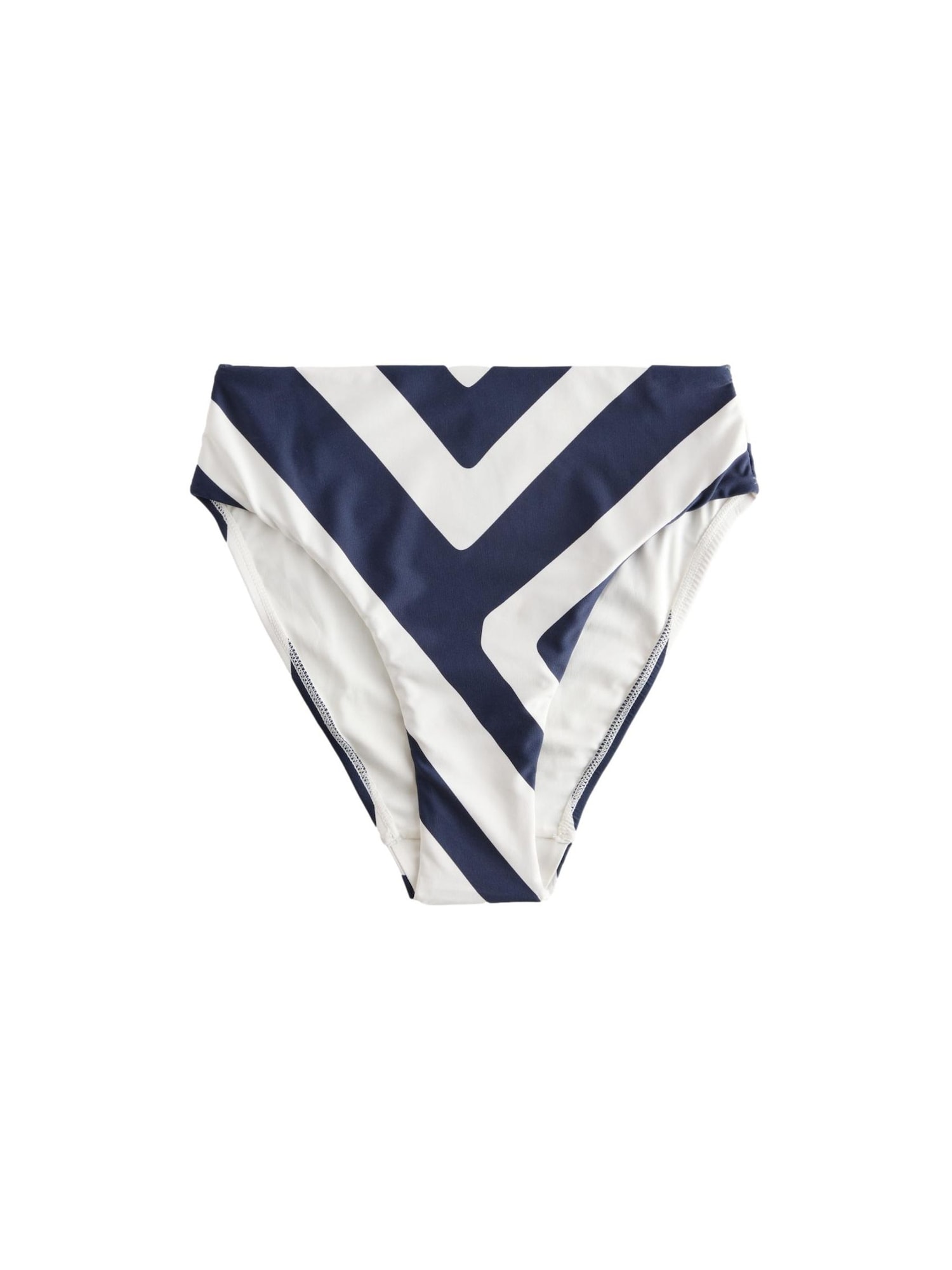 Next Slip costum de baie  bleumarin / alb