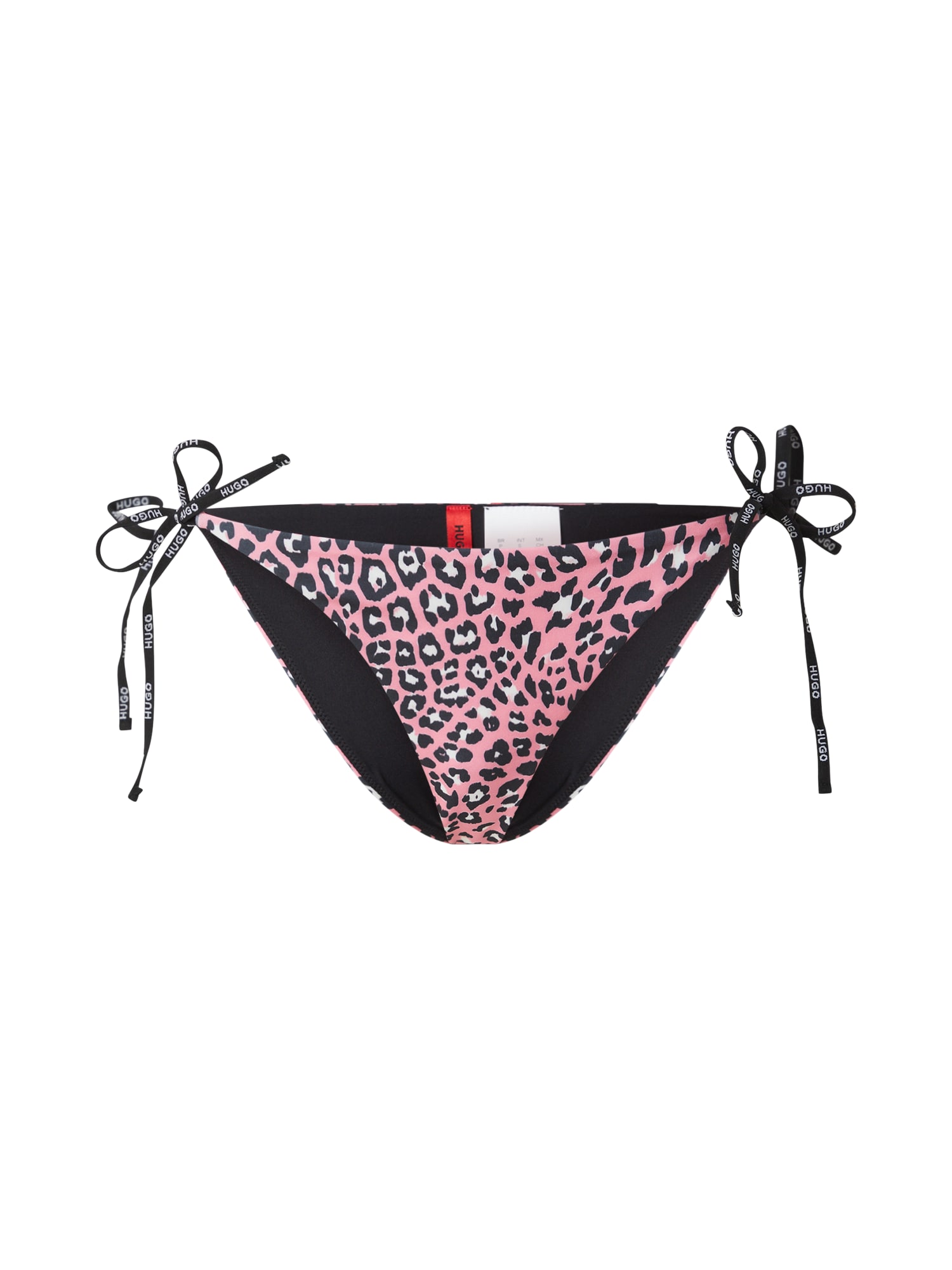 HUGO Slip costum de baie PURE_SIDE TIE  roz deschis / negru / alb