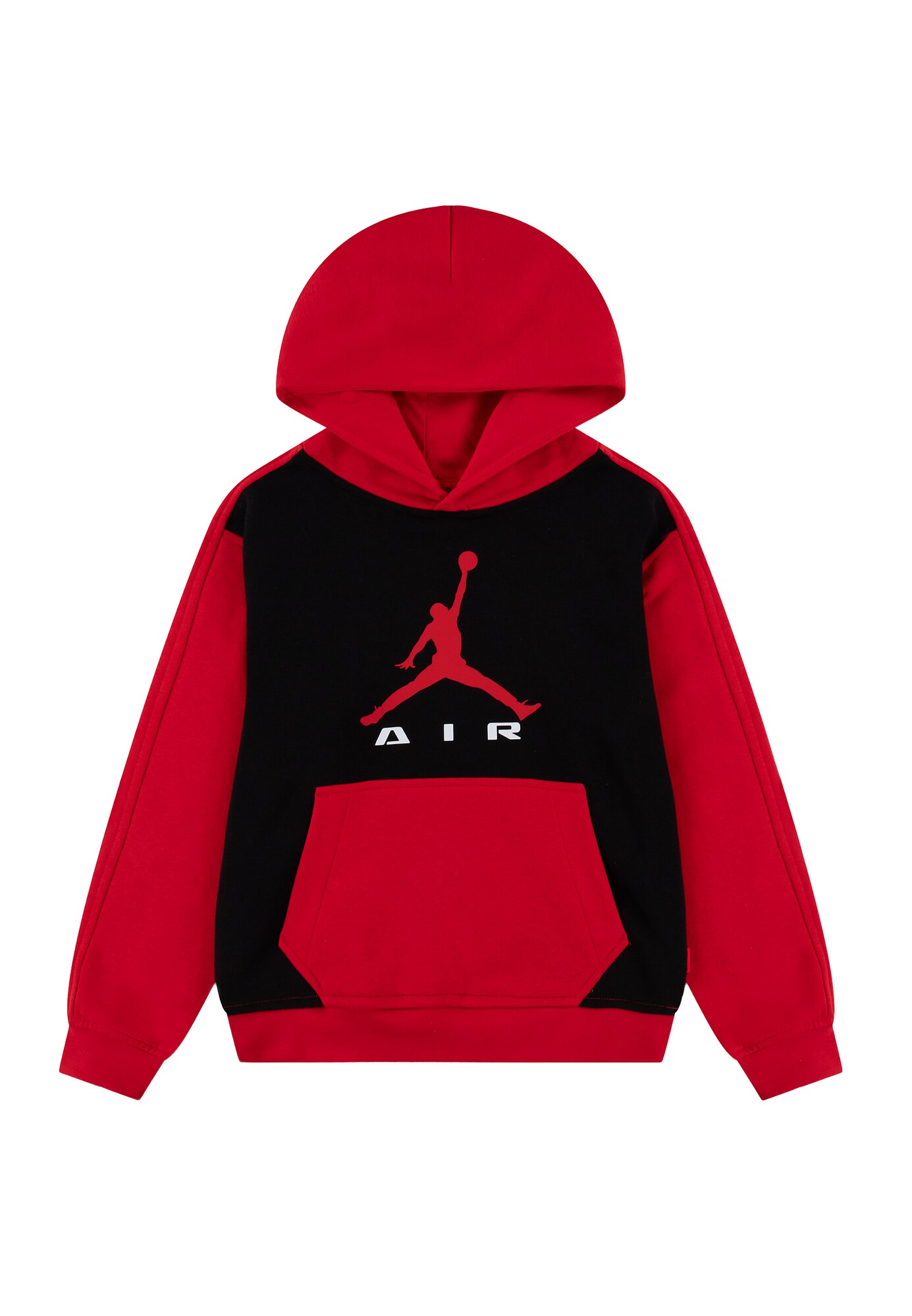 Jordan Bluză de molton AIR HBR sângeriu / negru / alb