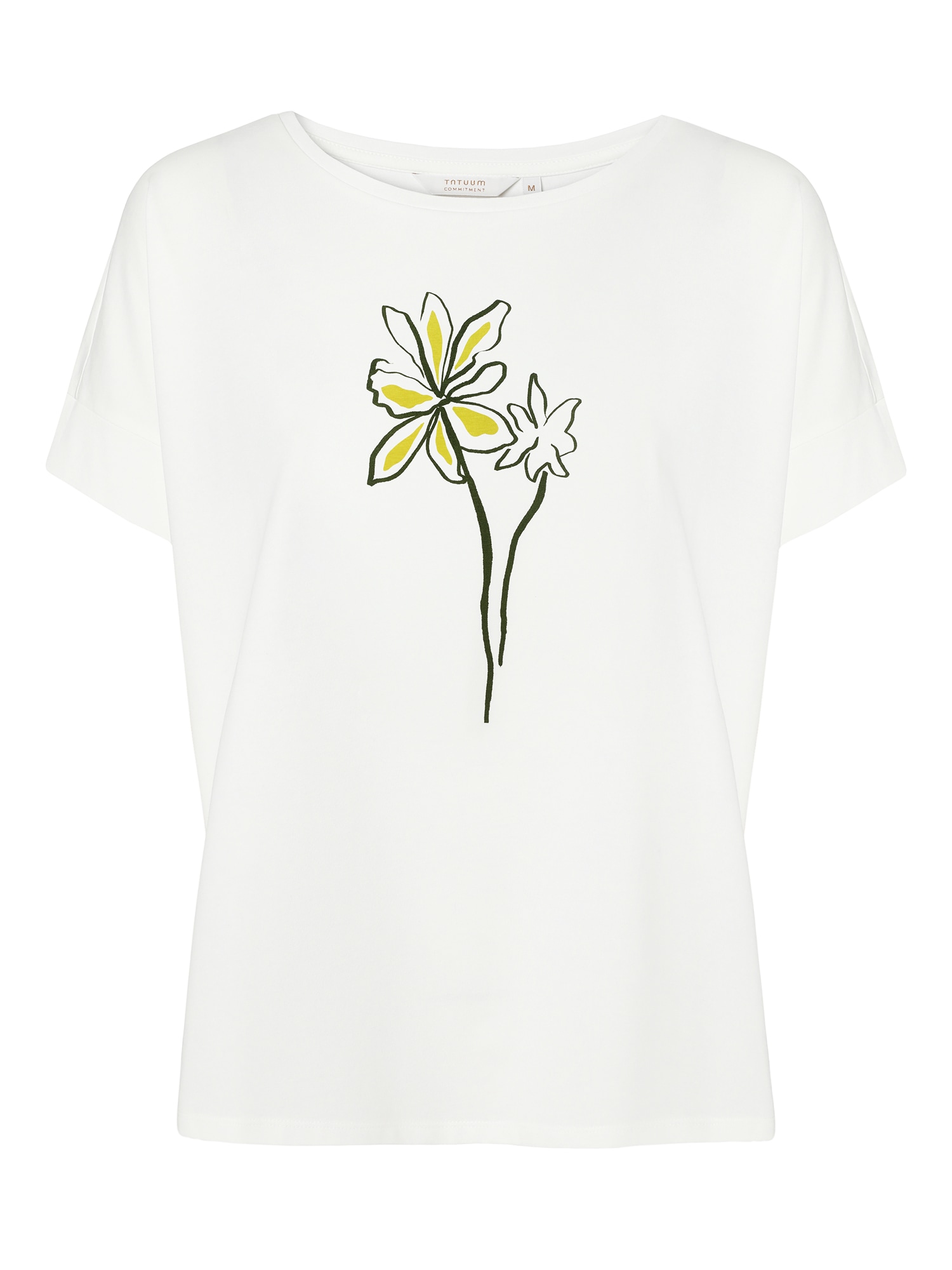 TATUUM Tricou Monki 2 verde kiwi / verde închis / alb murdar