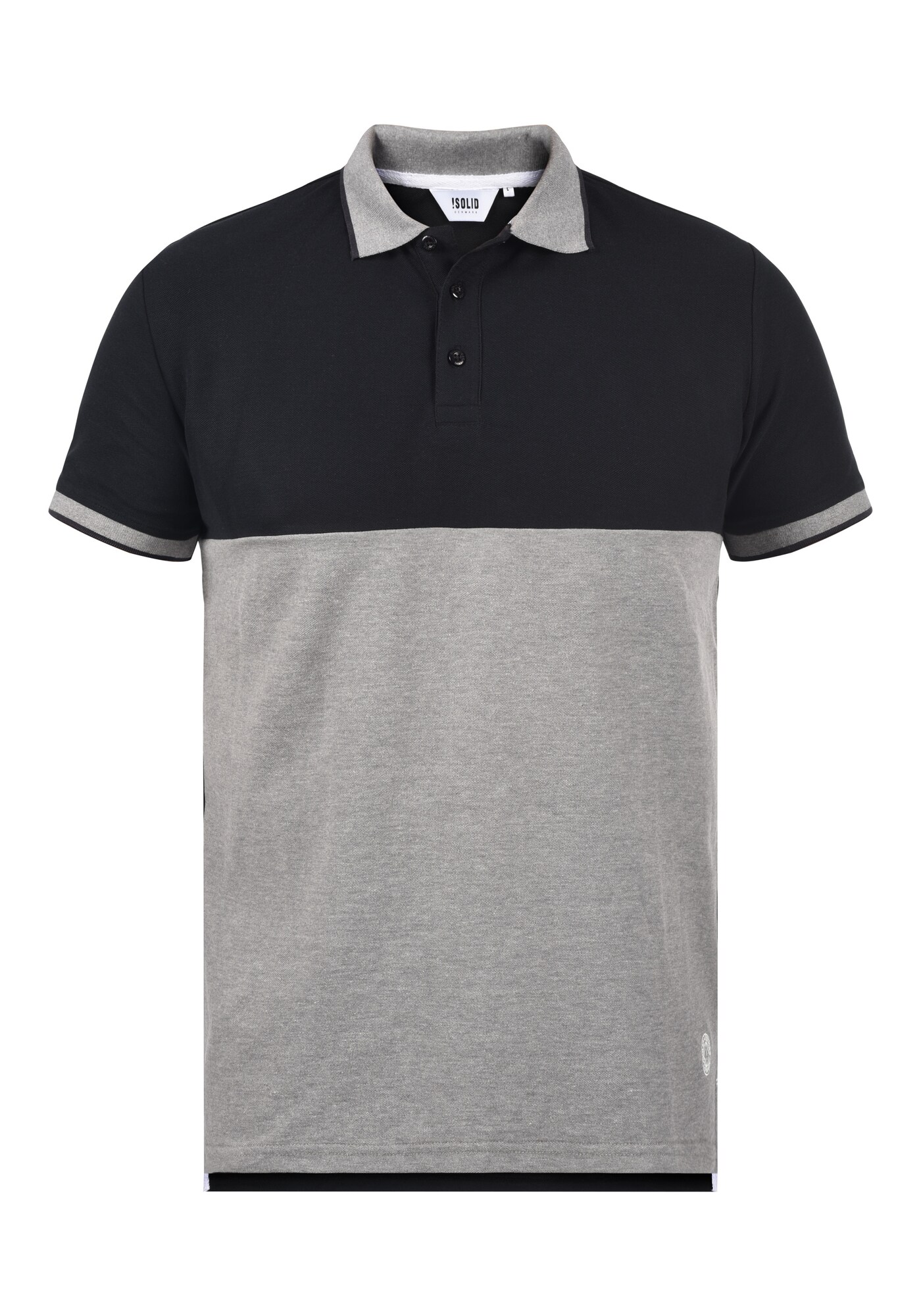 !Solid Camiseta 'Corbin'  gris / negro