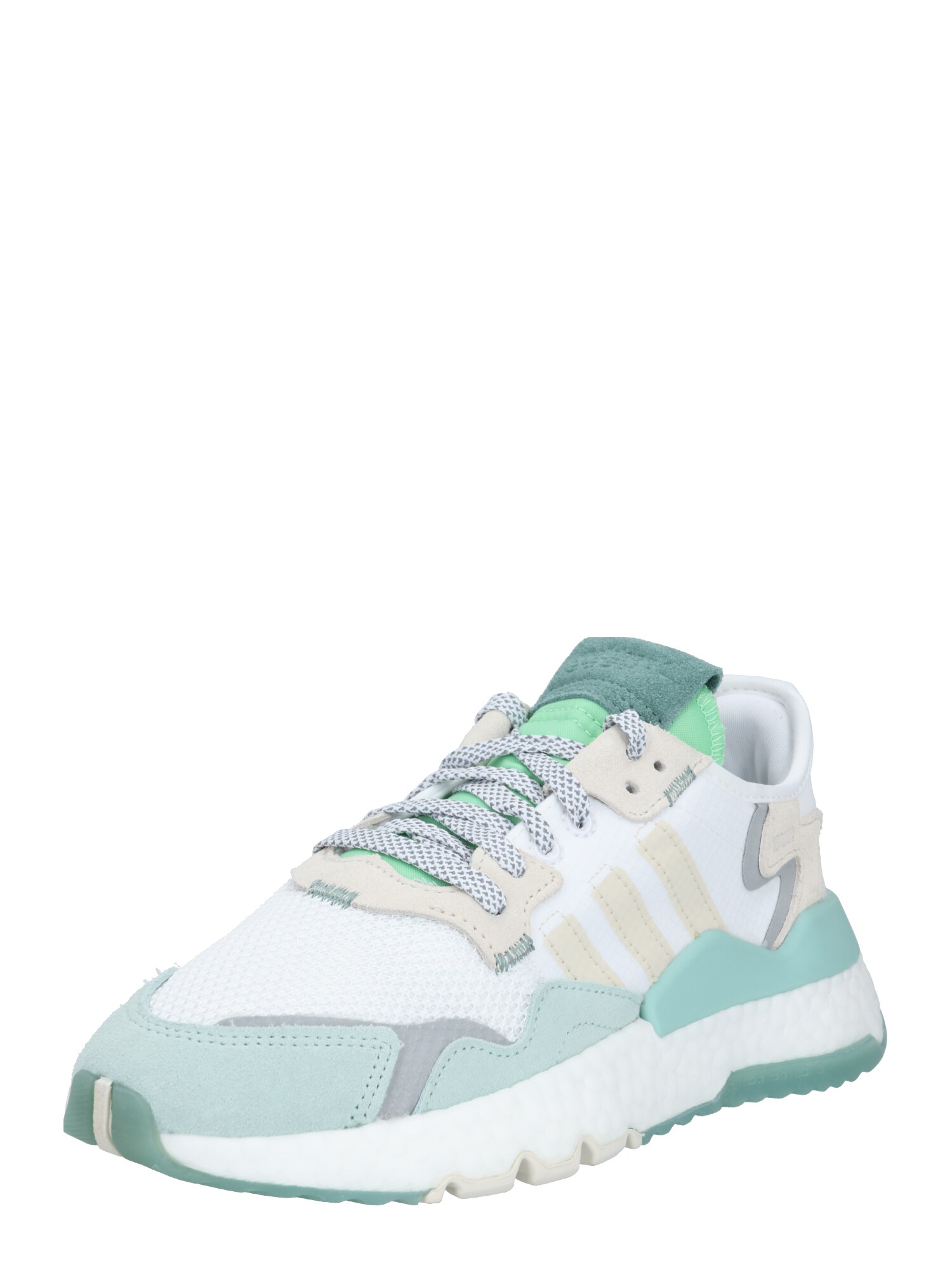 ADIDAS ORIGINALS Sportbačiai be auliuko 'NITE'  žalia / balta / smėlio / purpurinė