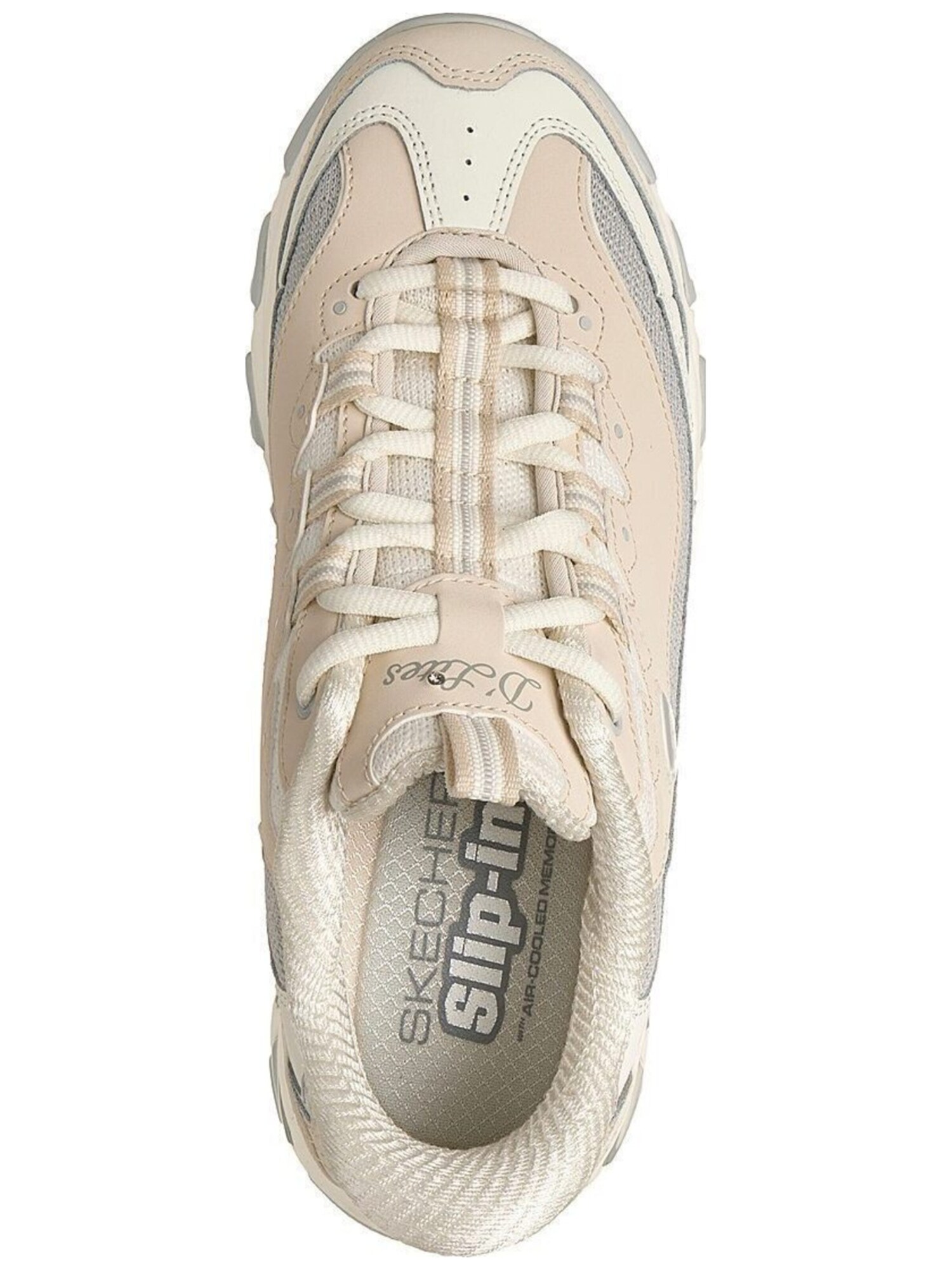 SKECHERS Zapatillas deportivas bajas 'D Lites-Smooth-Nostalgia'  beige / marfil / gris – imagen 4