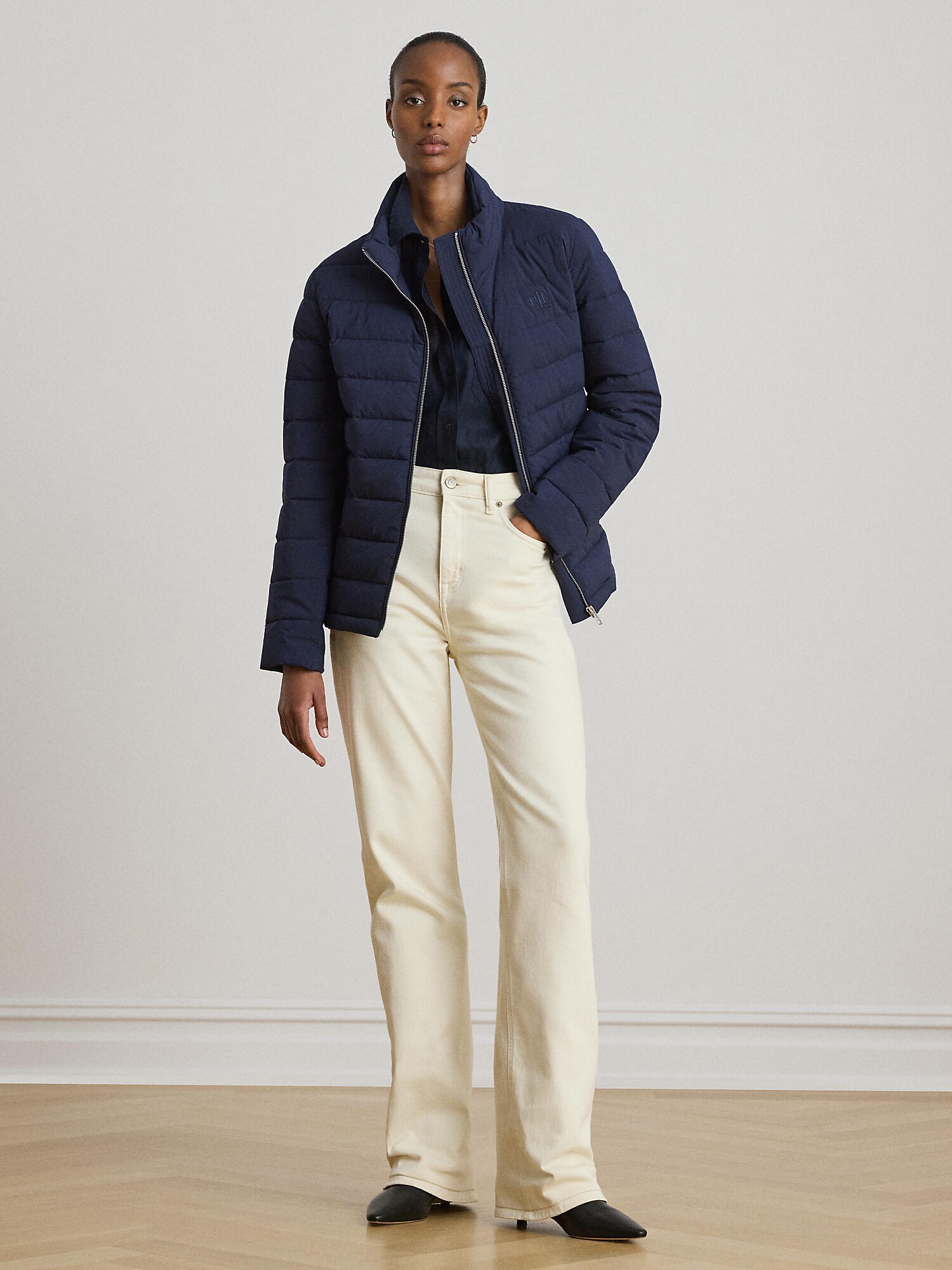 Lauren Ralph Lauren Chaqueta de entretiempo navy – imagen 4