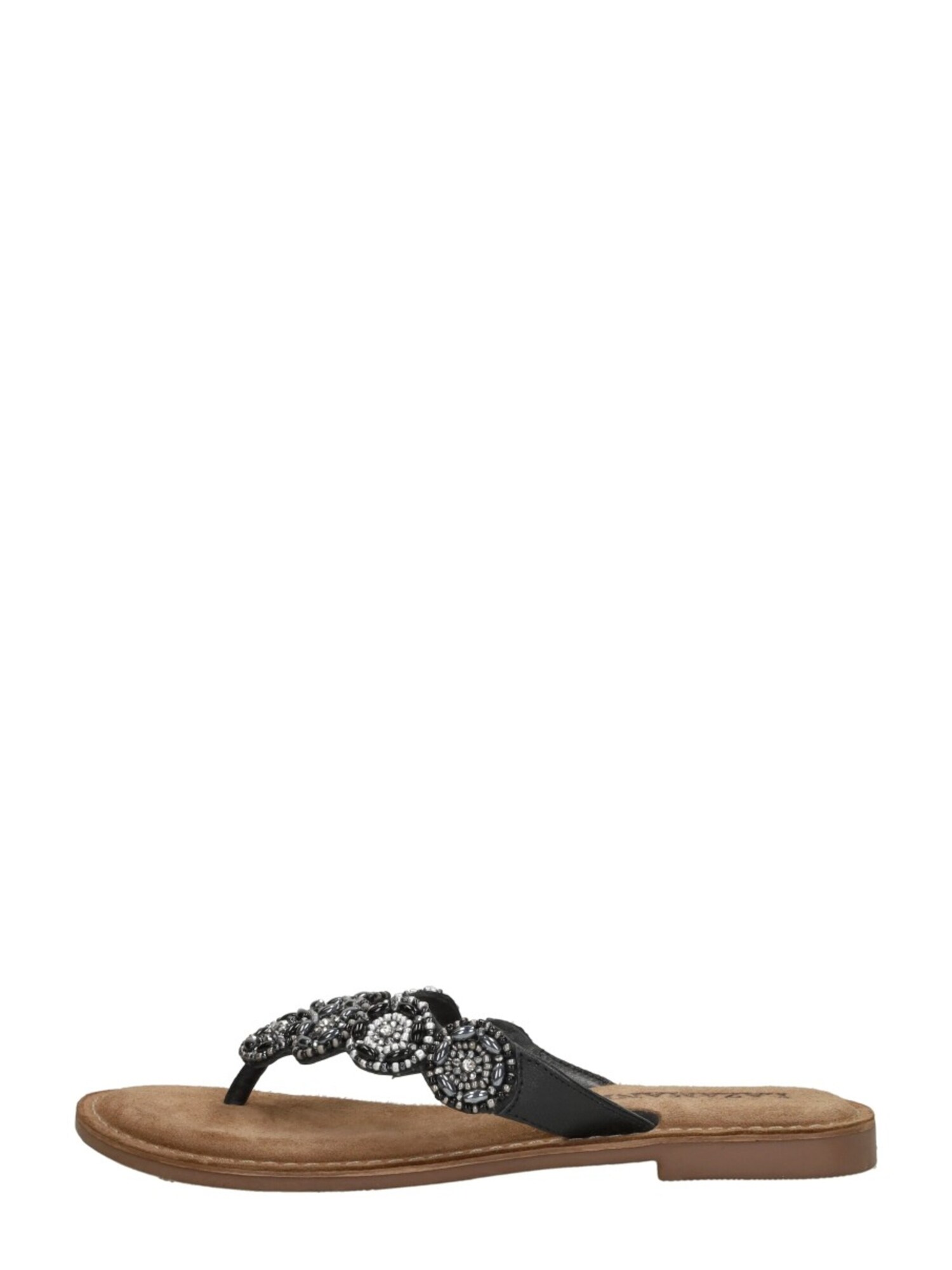 Lazamani Teenslipper 'Teenslippers' Zwart