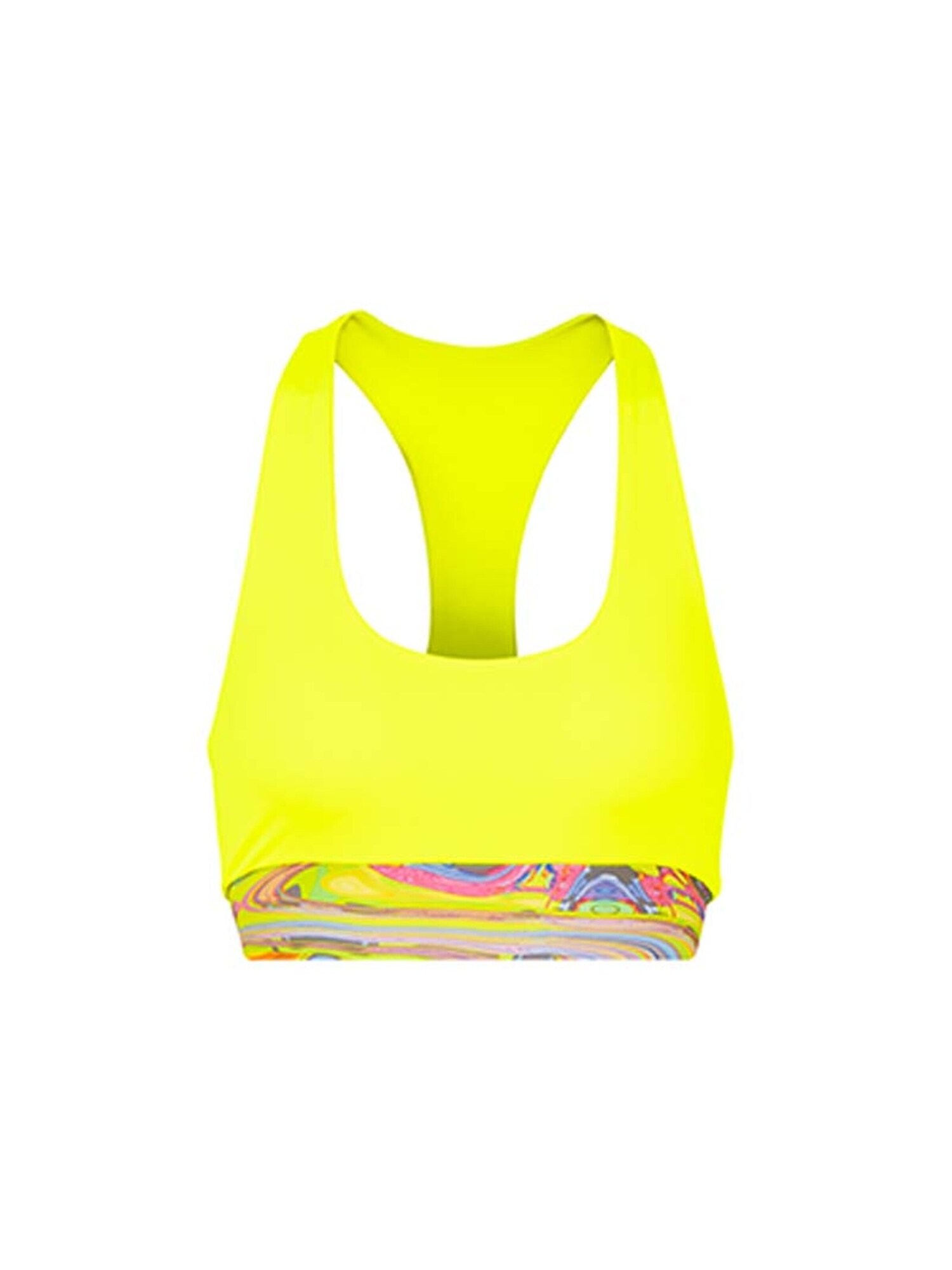 Kalaia Top deportivo  amarillo neón