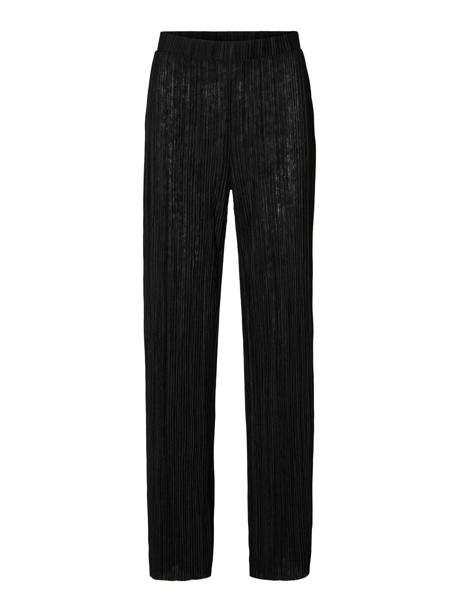 VERO MODA Nohavice 'CARI'  čierna / strieborná