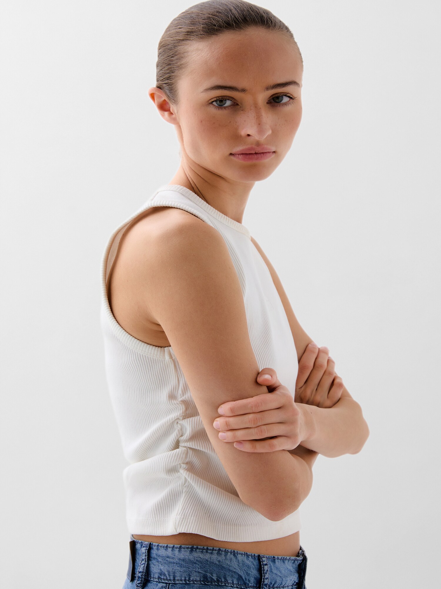 Thumbnail - Scalpers Rib Gather Side Tee