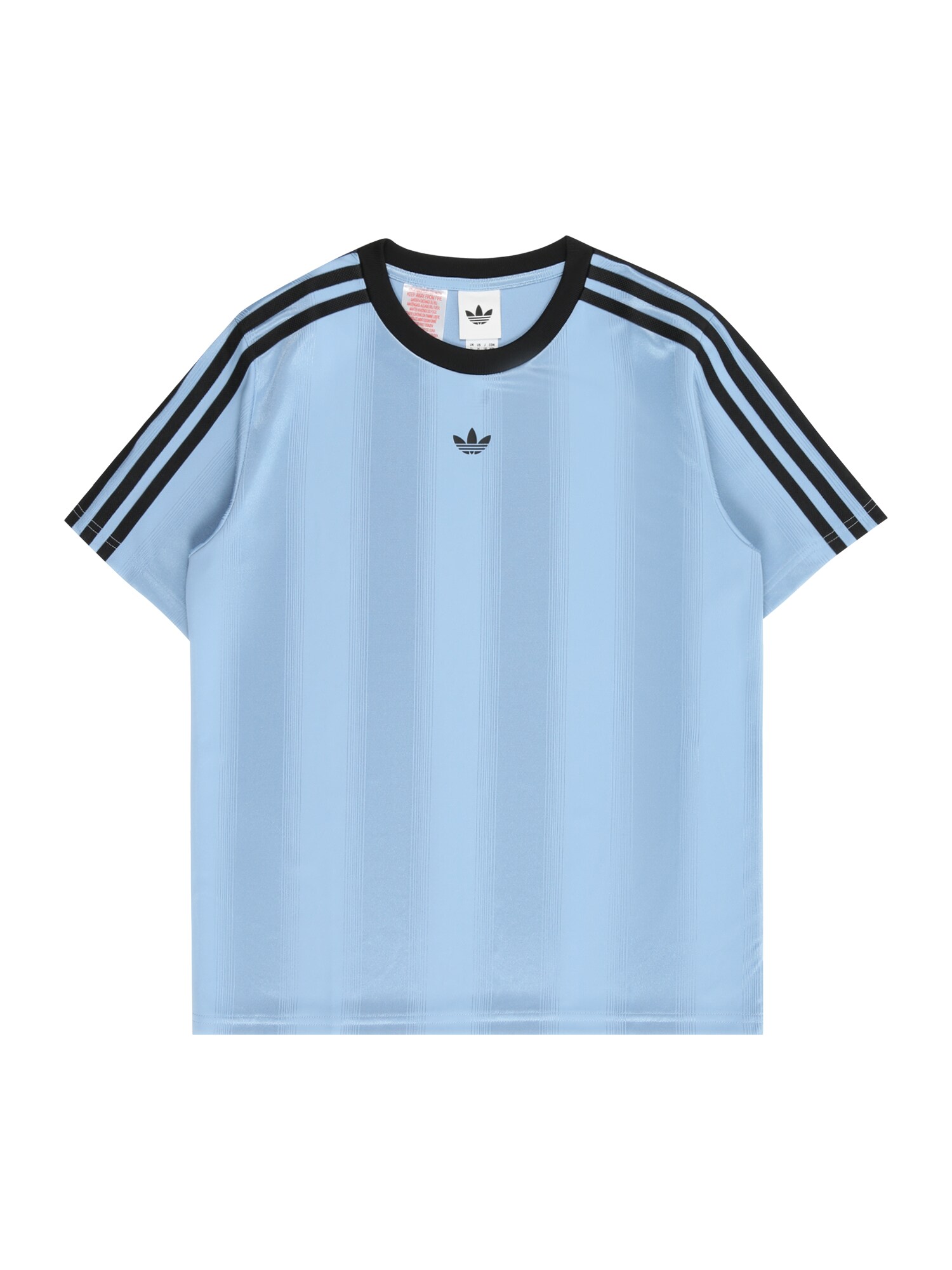 ADIDAS ORIGINALS Póló  galambkék / világoskék / fekete akciós termékkép 1