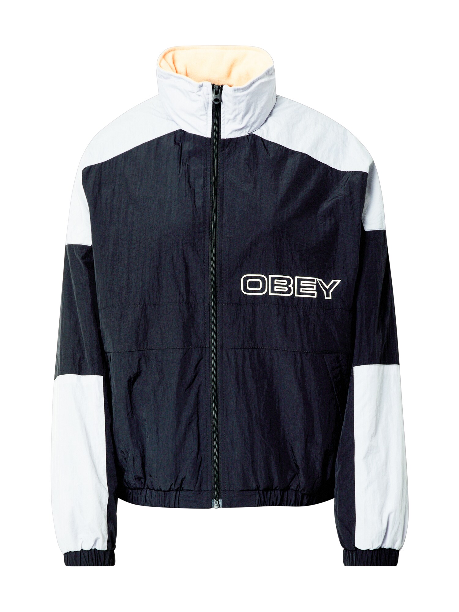 Obey Demisezoninė striukė  juoda / pilka