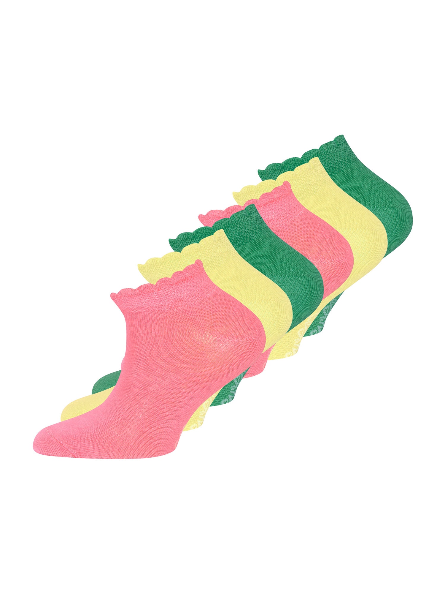 EWERS Ponožky  žltá / zelená / ružová