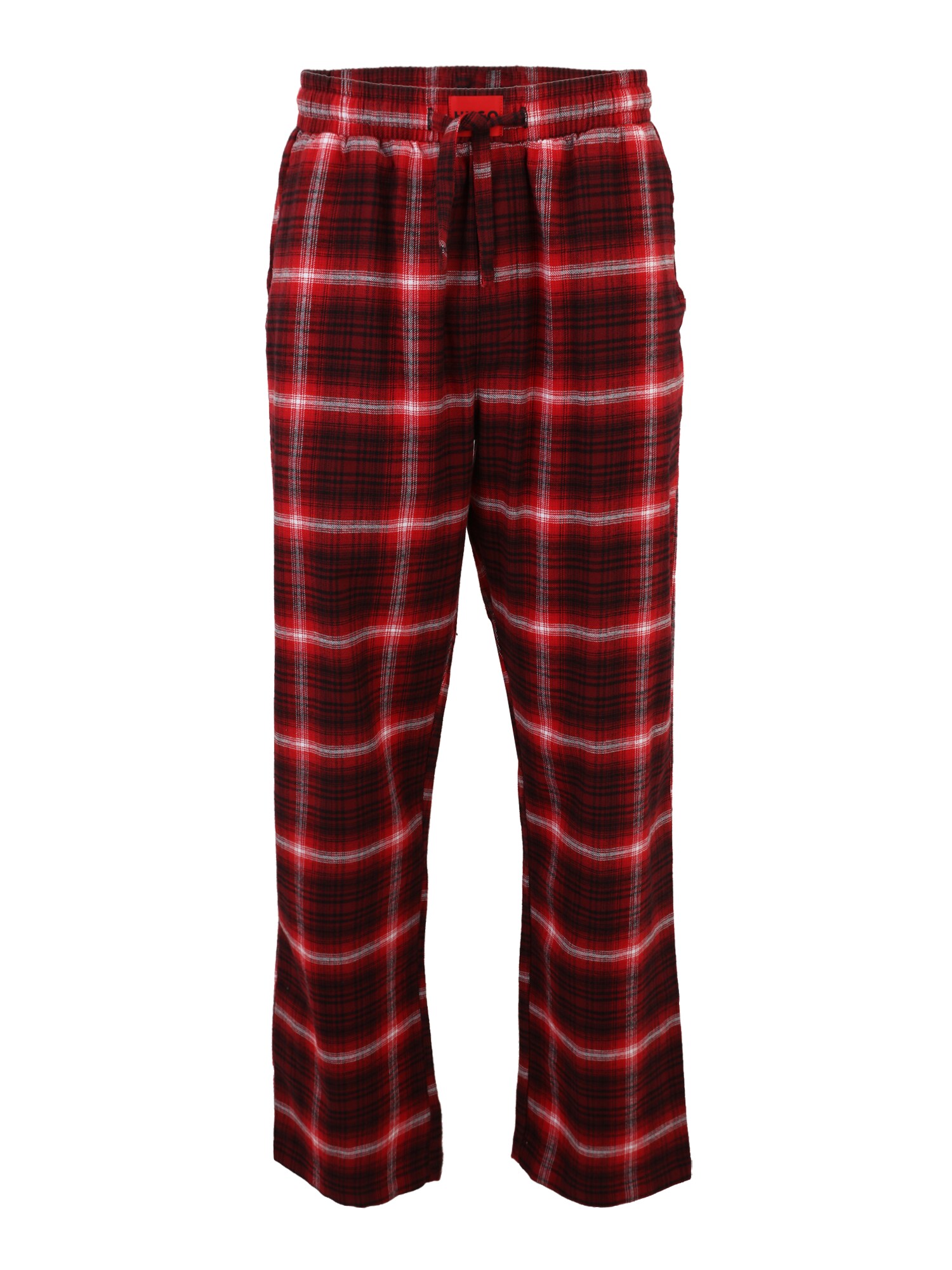 HUGO Pantaloni de pijama  roșu / roşu închis / negru