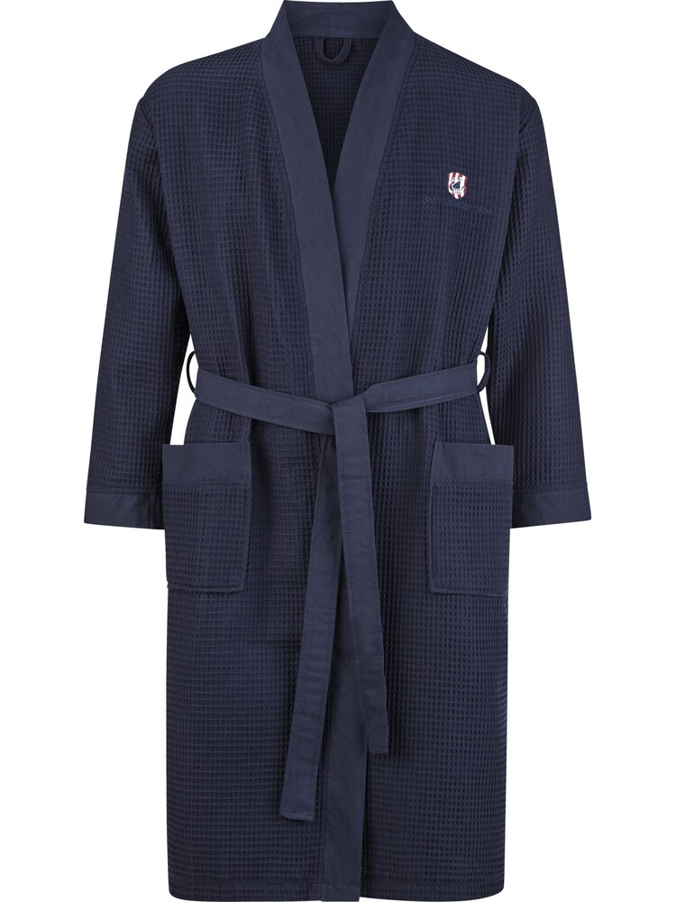 Jan Vanderstorm Bademantel ' Aretti ' Herren Größe XXXL dunkelblau