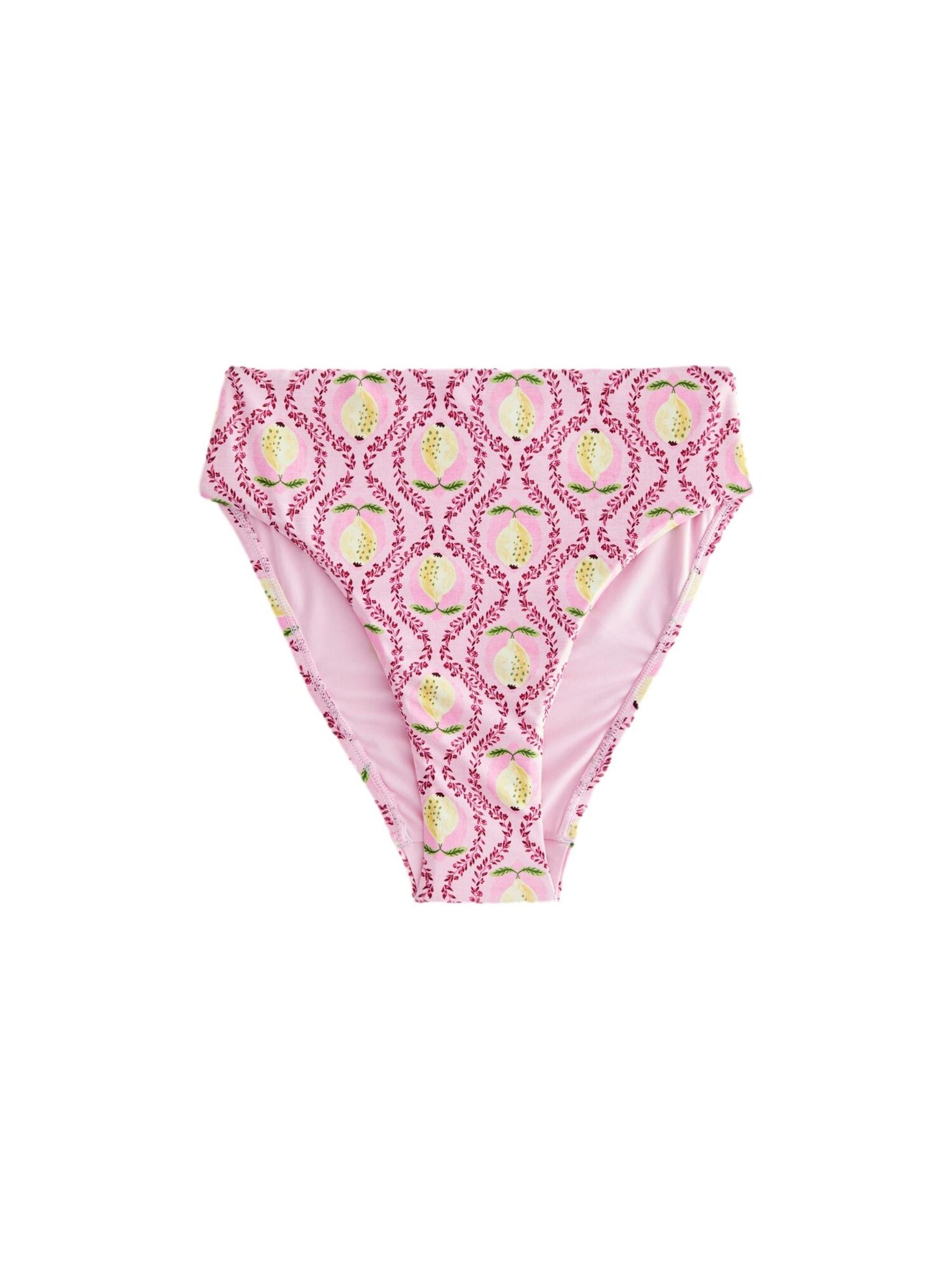 Next Slip costum de baie  galben / oliv / roz / roșu merlot