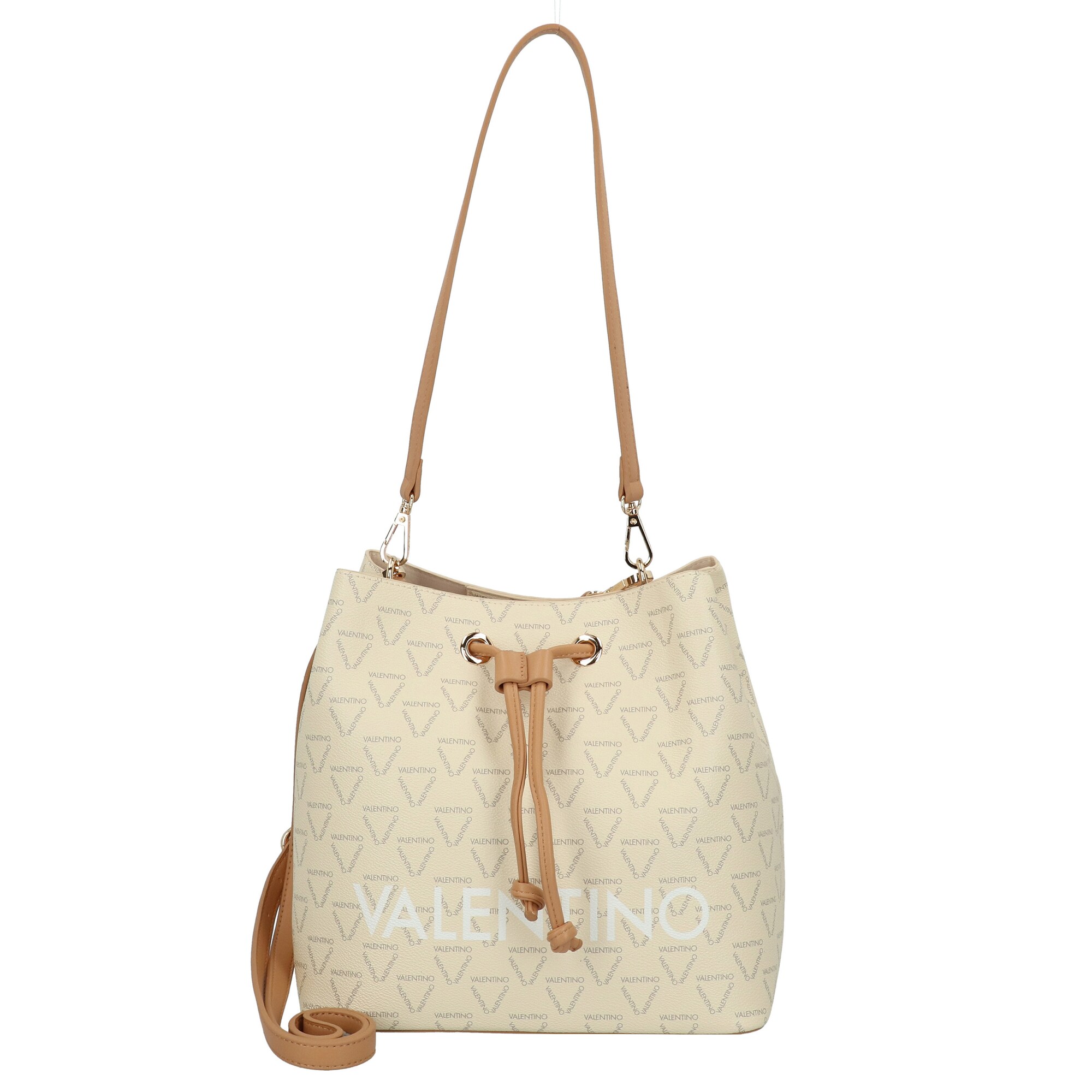 Valentino by Mario Valentino Sutrauktinė rankinė 'Liuto'  smėlio / ruda (konjako)