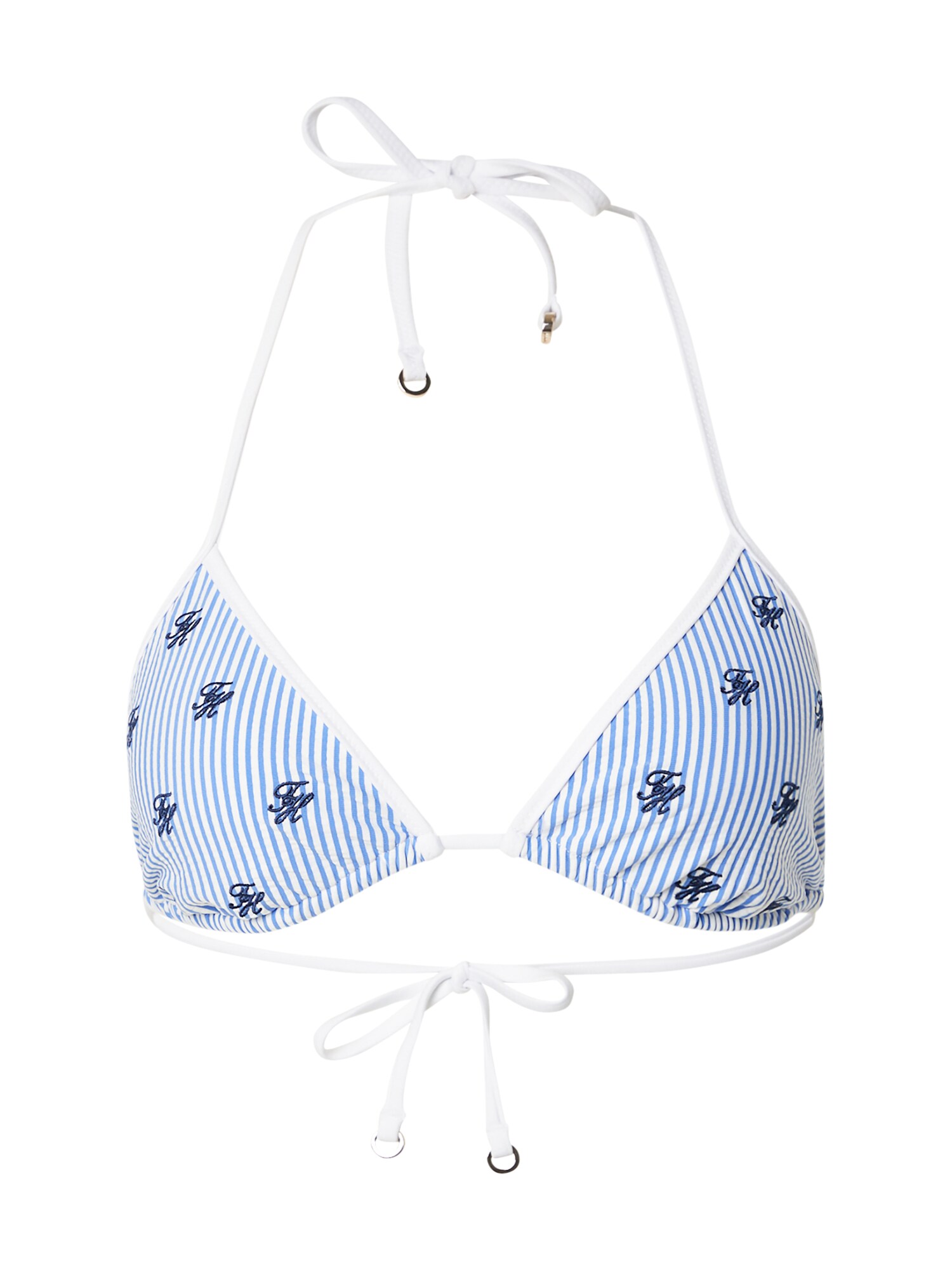 Tommy Hilfiger Underwear Sutien costum de baie  bleumarin / albastru deschis / alb