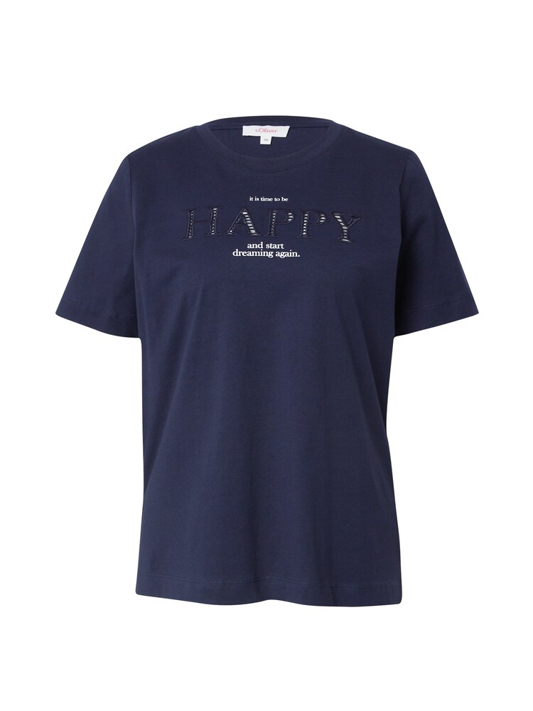 s.Oliver Shirt Damen Größe XS navy / weiß