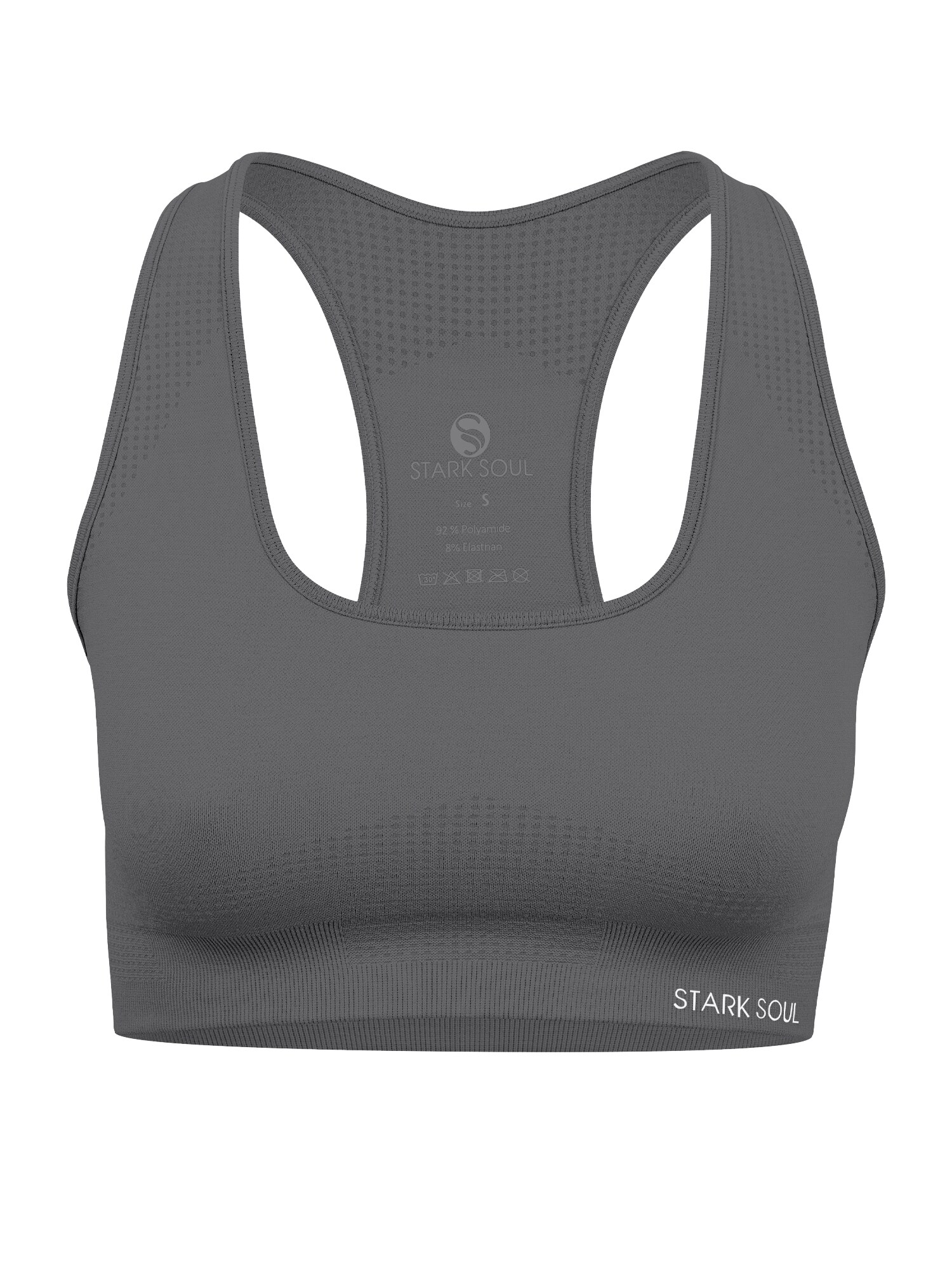 Stark Soul Sujetador deportivo  gris oscuro