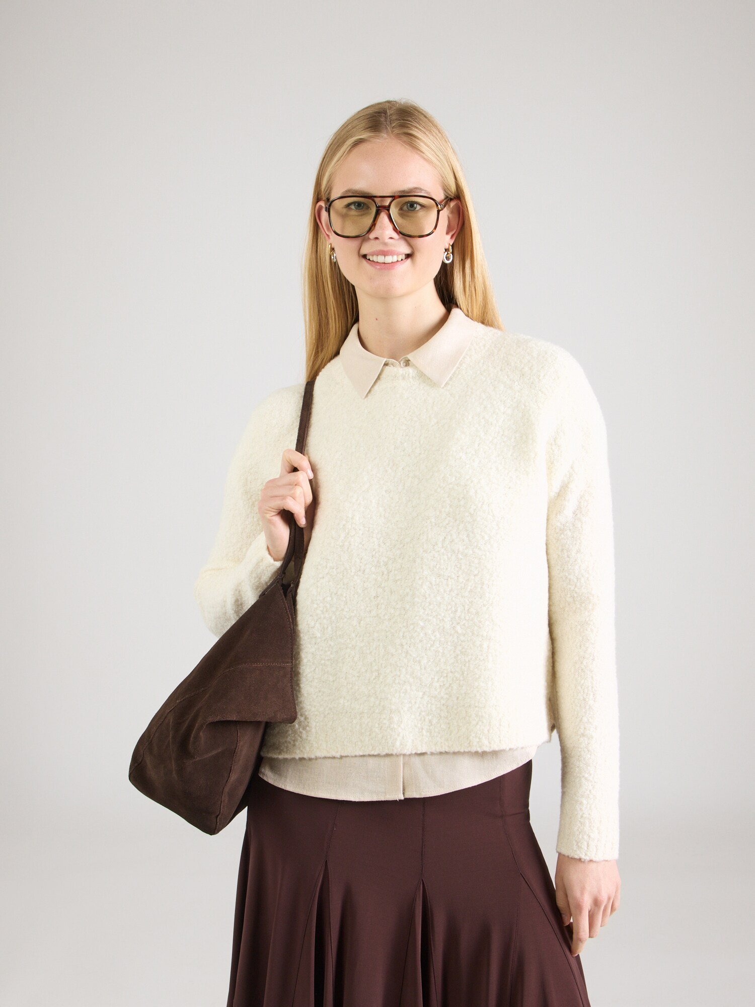 BOSS Jersey 'Febisana' beige – imagen 3