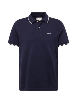 Gant Shirt ‘Rugger’ Donkerblauw / Wit