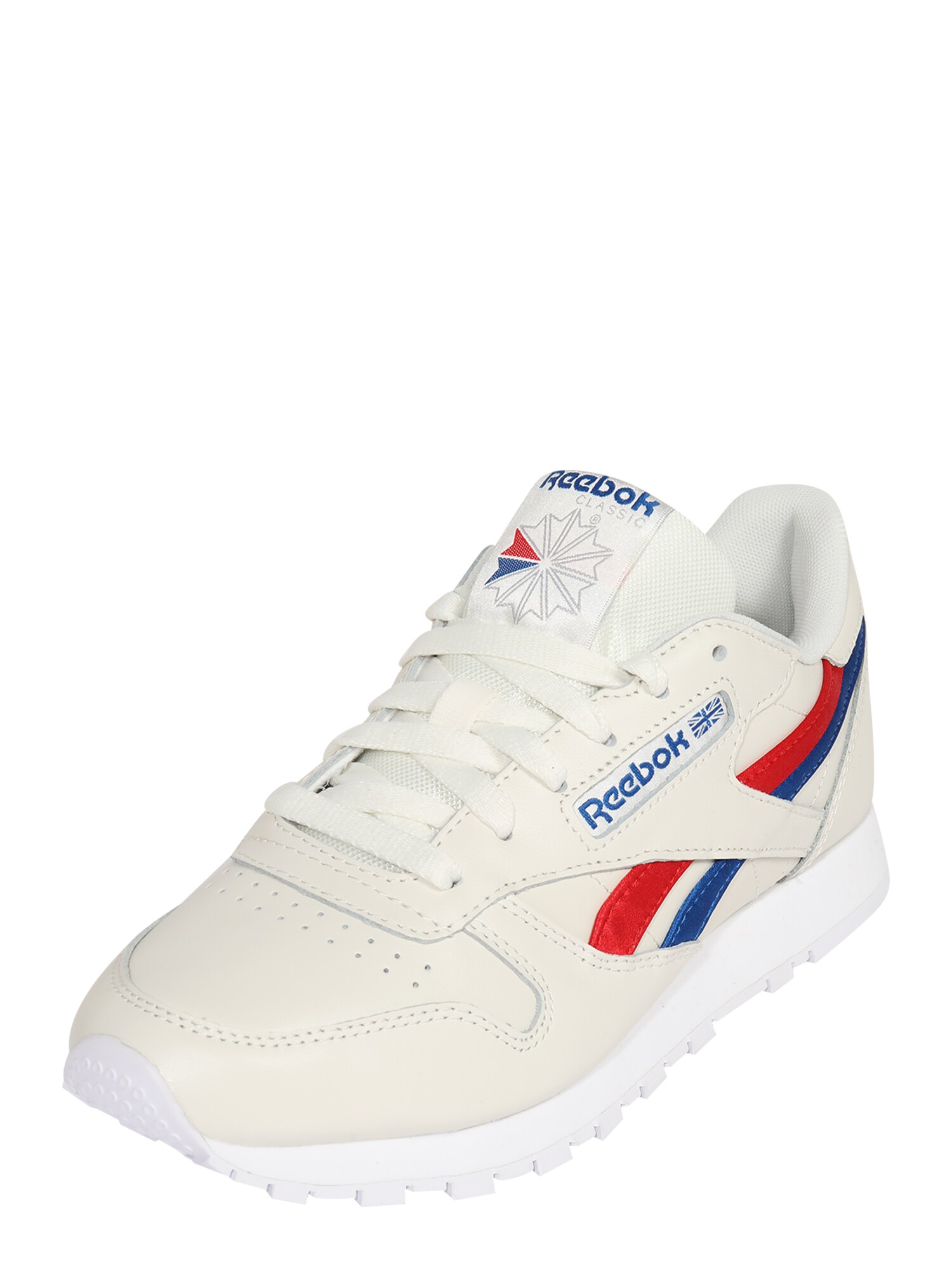 Reebok Classic Sportbačiai be auliuko 'CL LTHR'  raudona / kremo / mėlyna