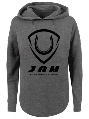 F4NT4STIC Sweatshirt ‘Jam Showjumping’ Donkergrijs / Zwart