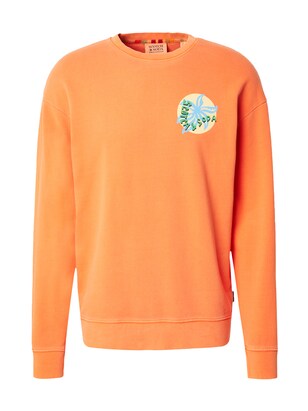 Scotch & Soda Sweatshirt Crème / Turquoise / Grasgroen / Koraal