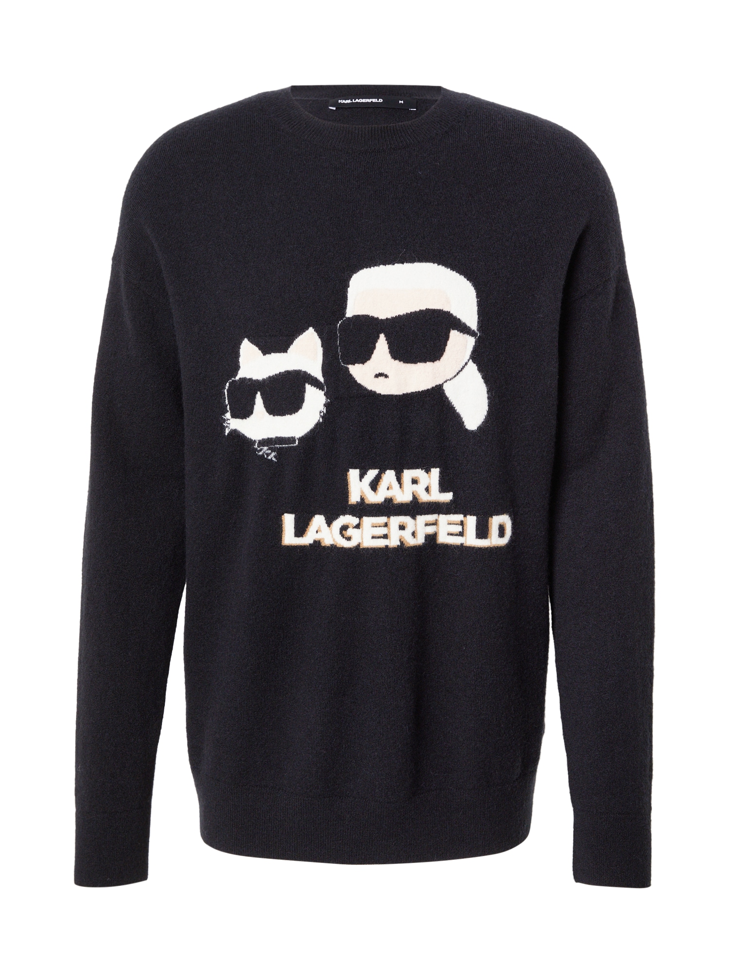 Karl Lagerfeld Jersey negro / blanco – imagen 1