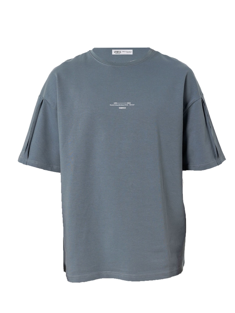 VAMOS CLO Shirt Herren Größe S grau / weiß