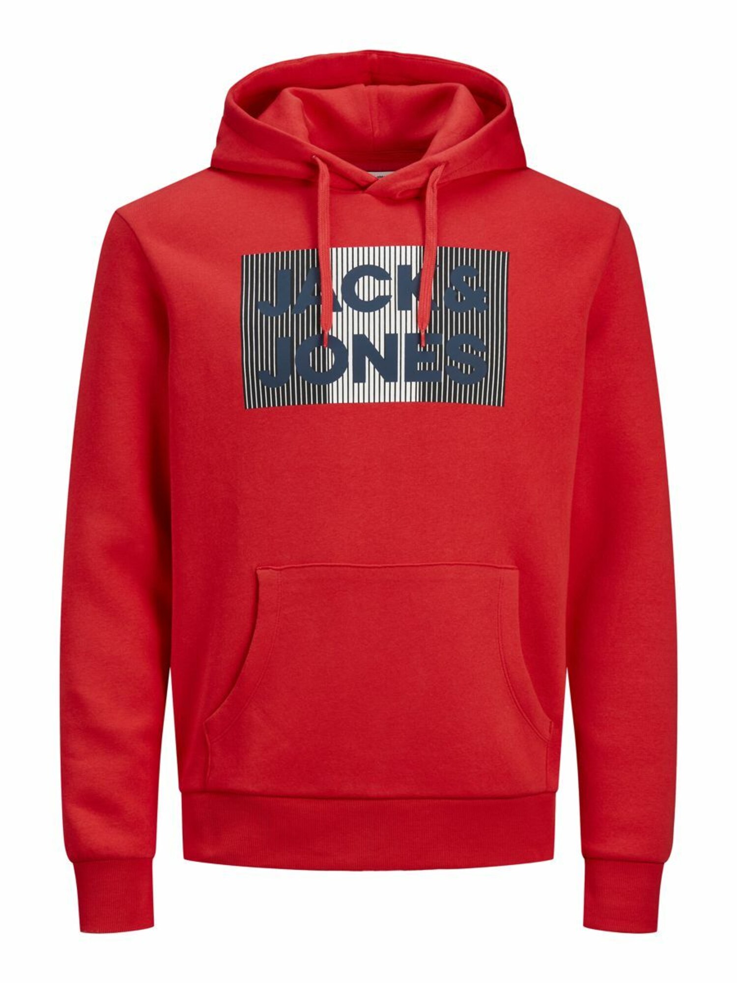 JACK & JONES Mikina  námornícka modrá / sivá / červená / biela