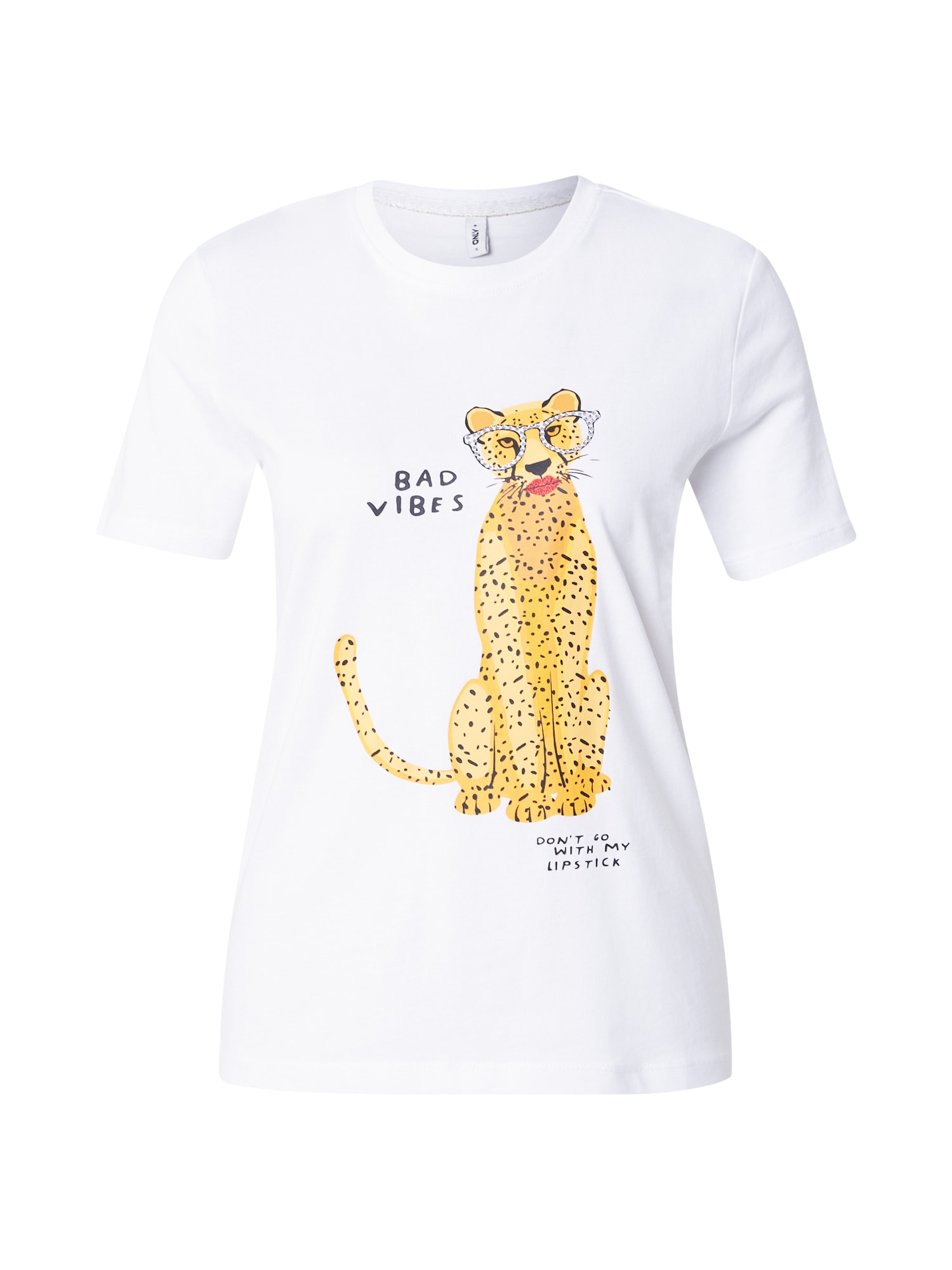 ONLY Tricou ONLBARIA  galben / negru / alb