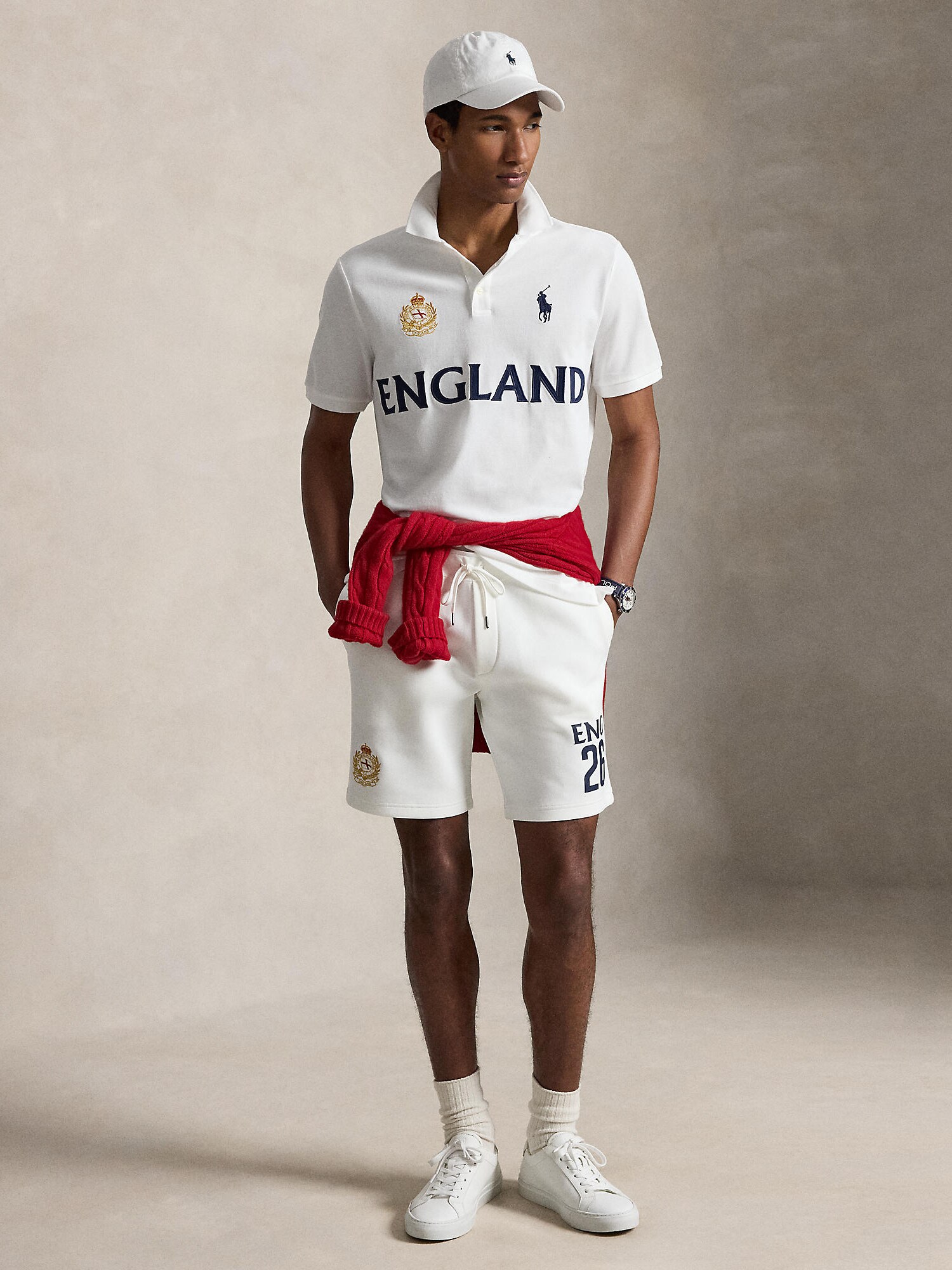 Polo Ralph Lauren Camiseta  azul oscuro / oro / blanco – imagen 4