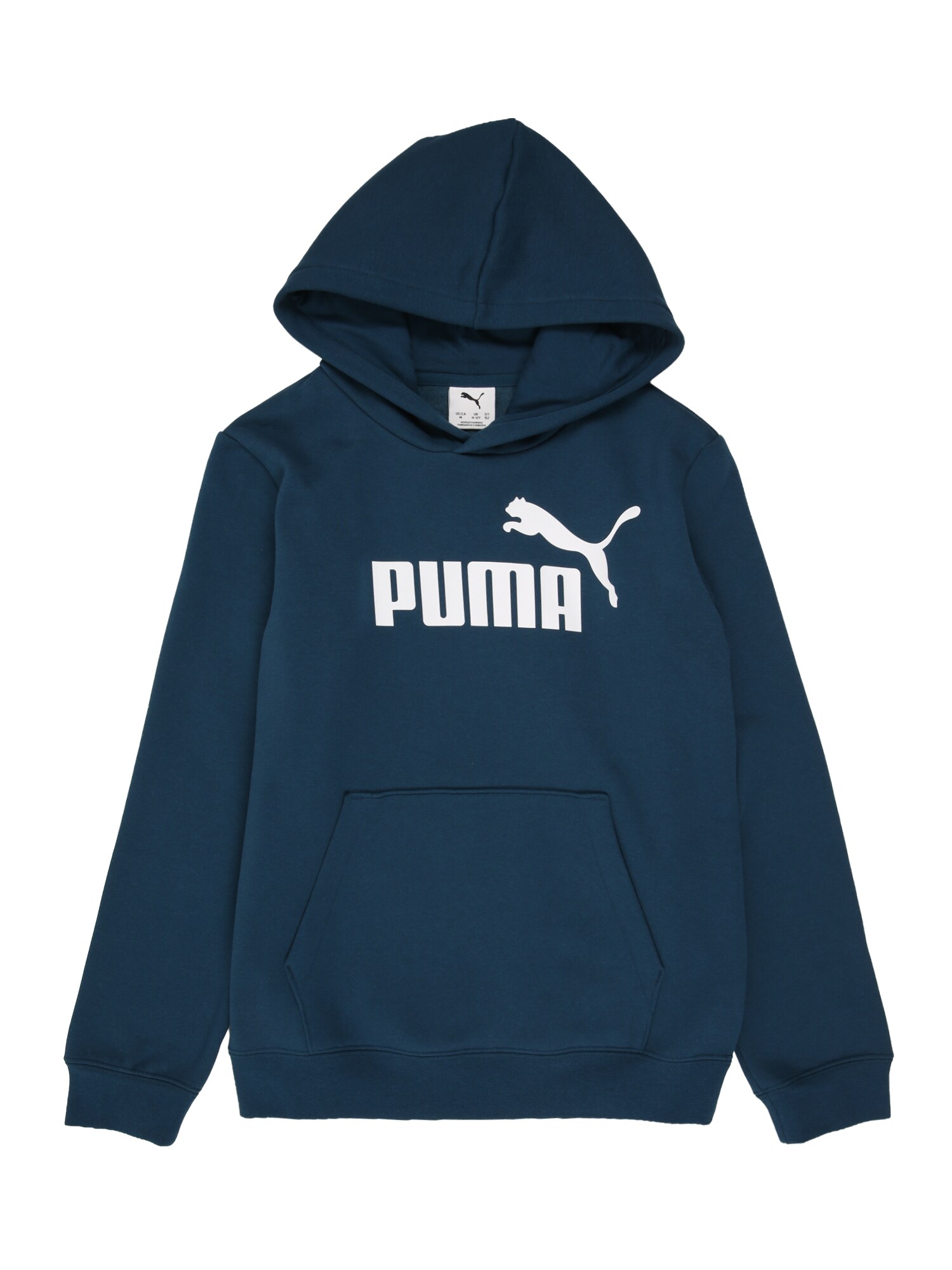PUMA Bluză de molton Ess No. 1 bleumarin / alb