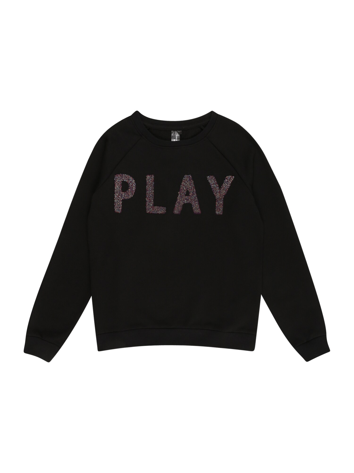 Only Play Girls Sportinio tipo megztinis 'NEDJA' juoda / mišrios spalvos