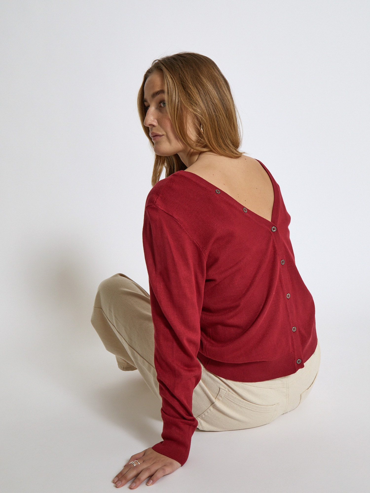 Thumbnail - Peppercorn Strickjacke Bandy