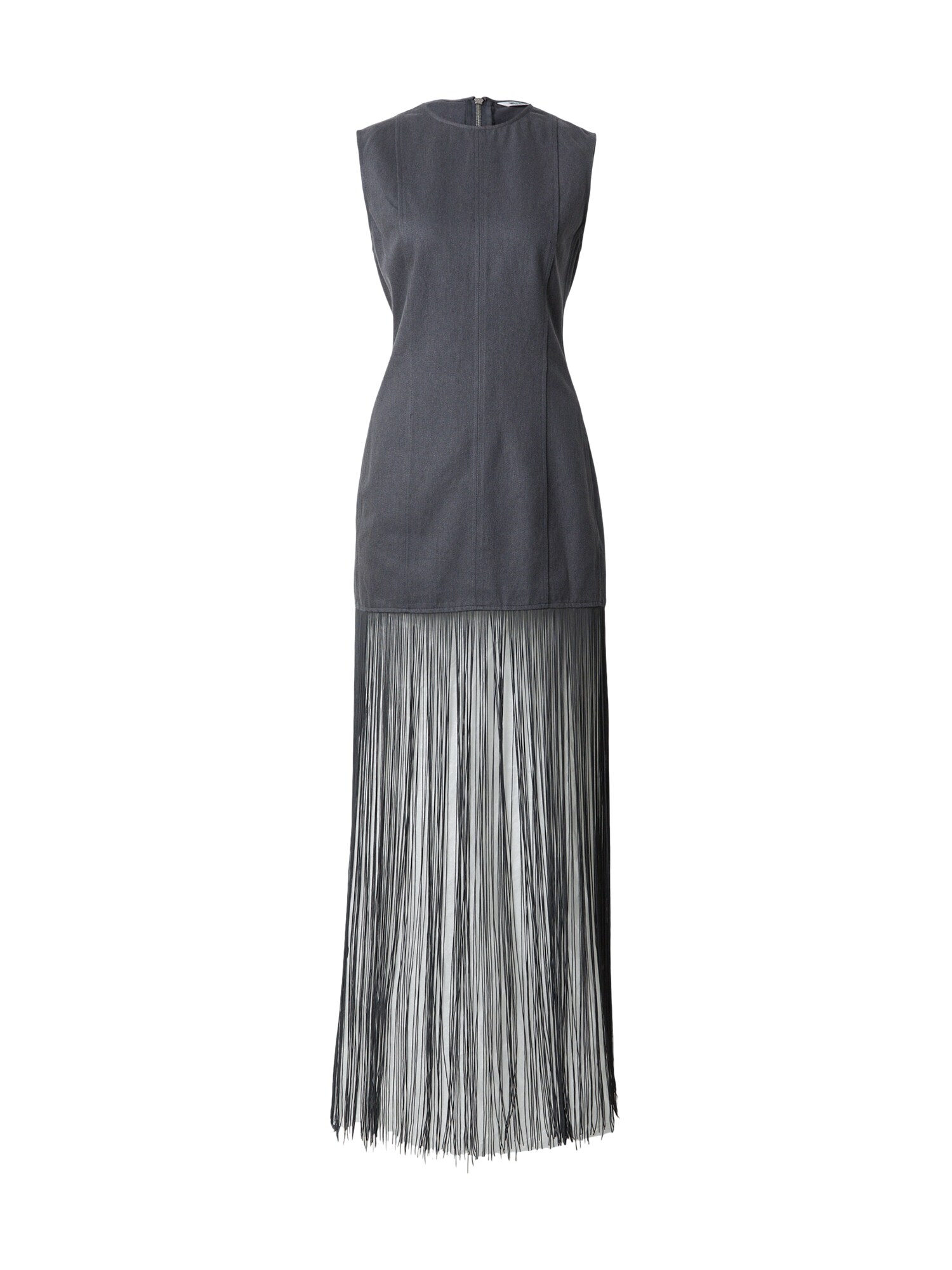WEEKDAY Rochie Freya Fringe gri