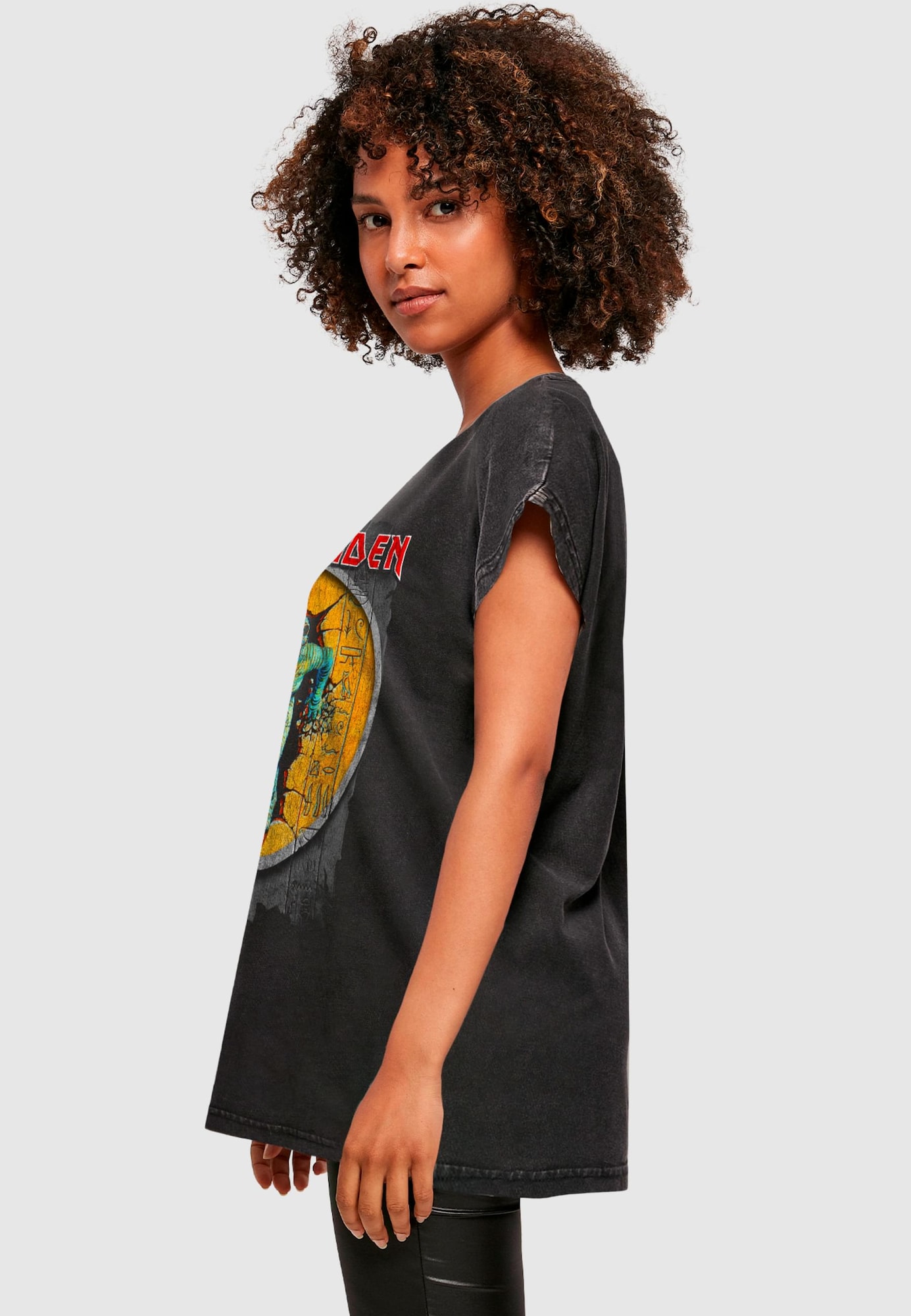 Thumbnail - Merchcode Shirt Powerslave - Mummy Circle Ripped Paper