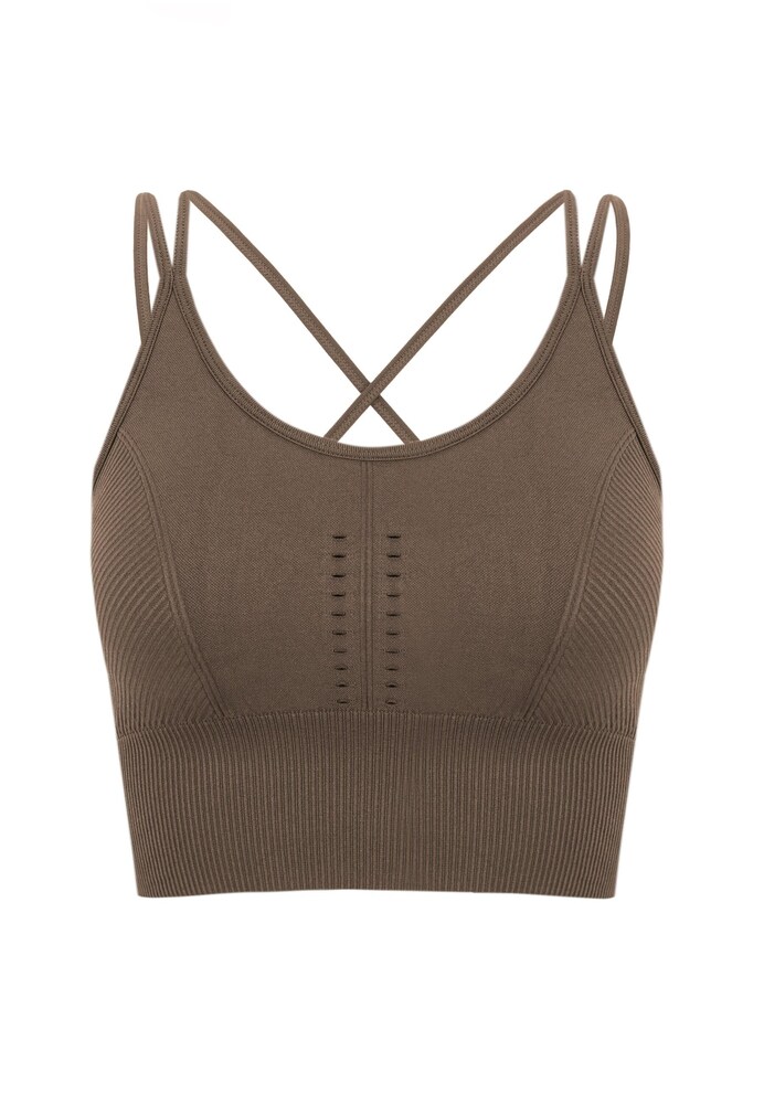 Born Living Yoga Top 'India' Damen Größe XL braun