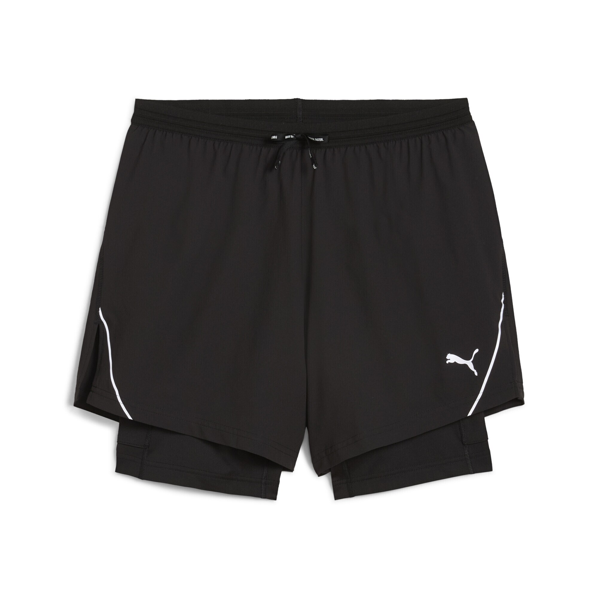 PUMA Sportnadrágok 'Ultraweave 5'  fekete / fehér akciós termékkép 1