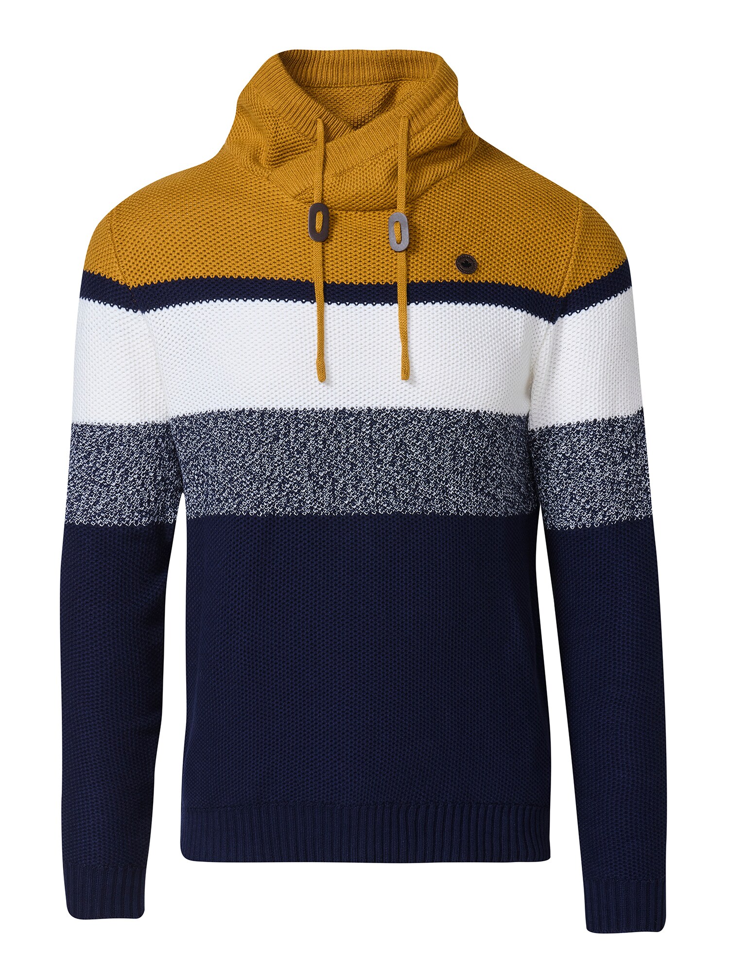 KOROSHI Pulover  bleumarin / albastru amestec / maro pueblo / alb