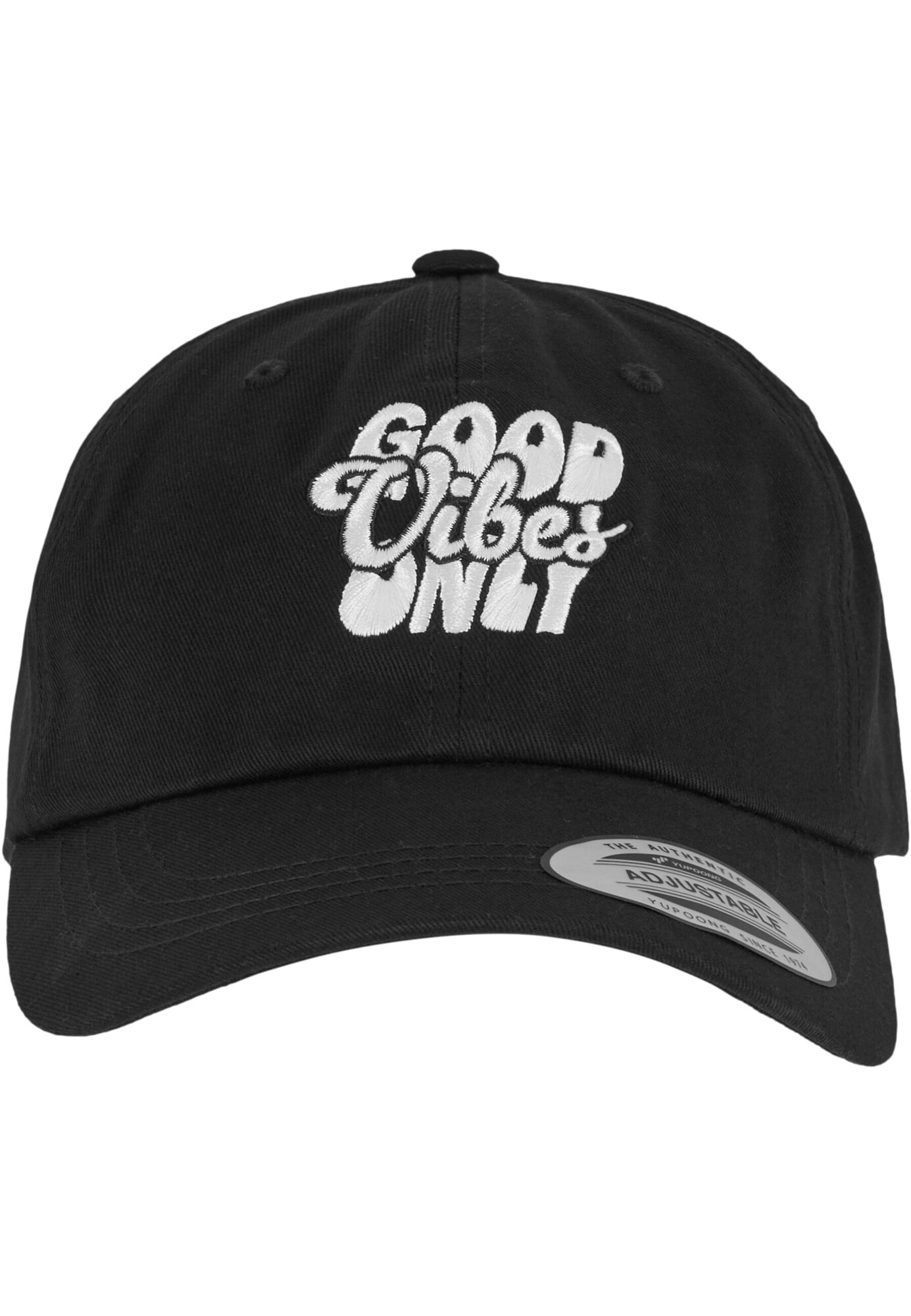 Mister Tee Șapcă Good Vibes Only  negru / alb