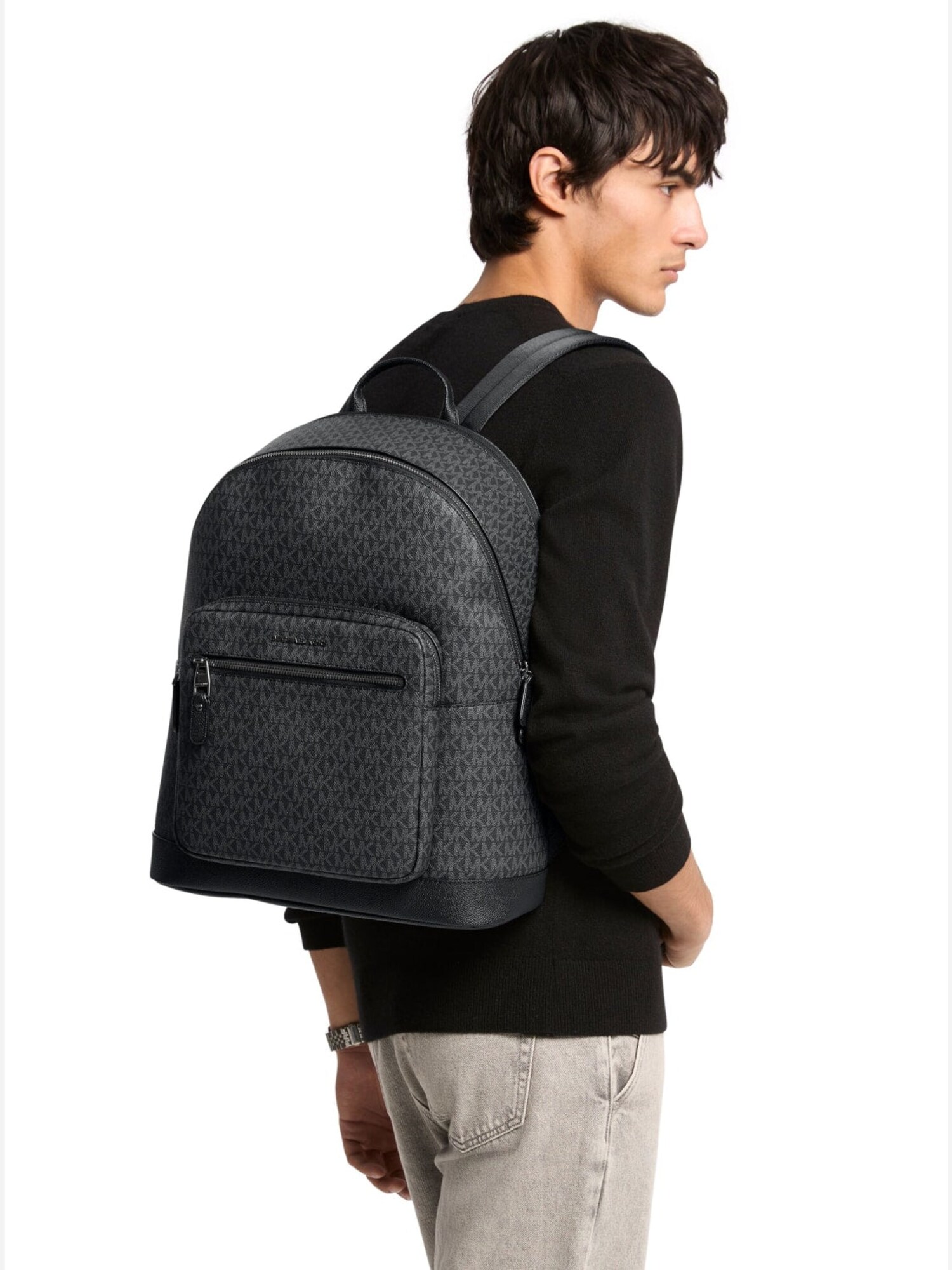 MICHAEL Michael Kors Bolso de mano 'Michael Kors Sac à Dos Homme Hudson Noir' negro – imagen 2