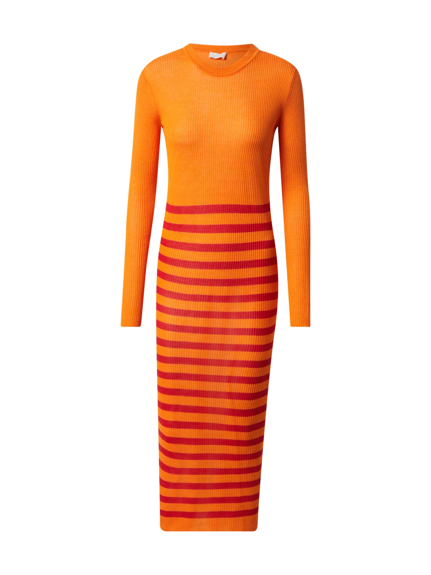 Leger Premium Rochie Tricotat 'christina'  Portocaliu / Rosu