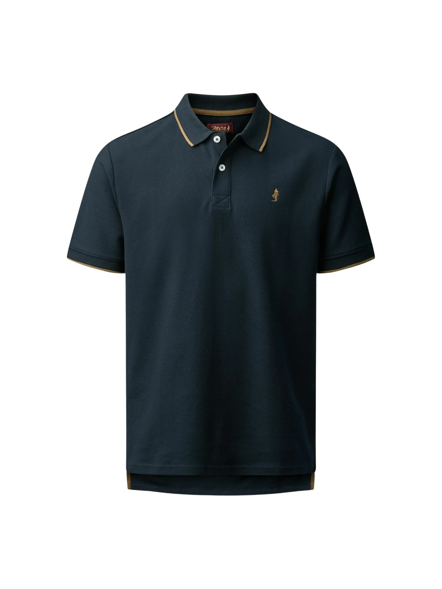 MCS Tricou 'MCRiver'  safir / maro deschis