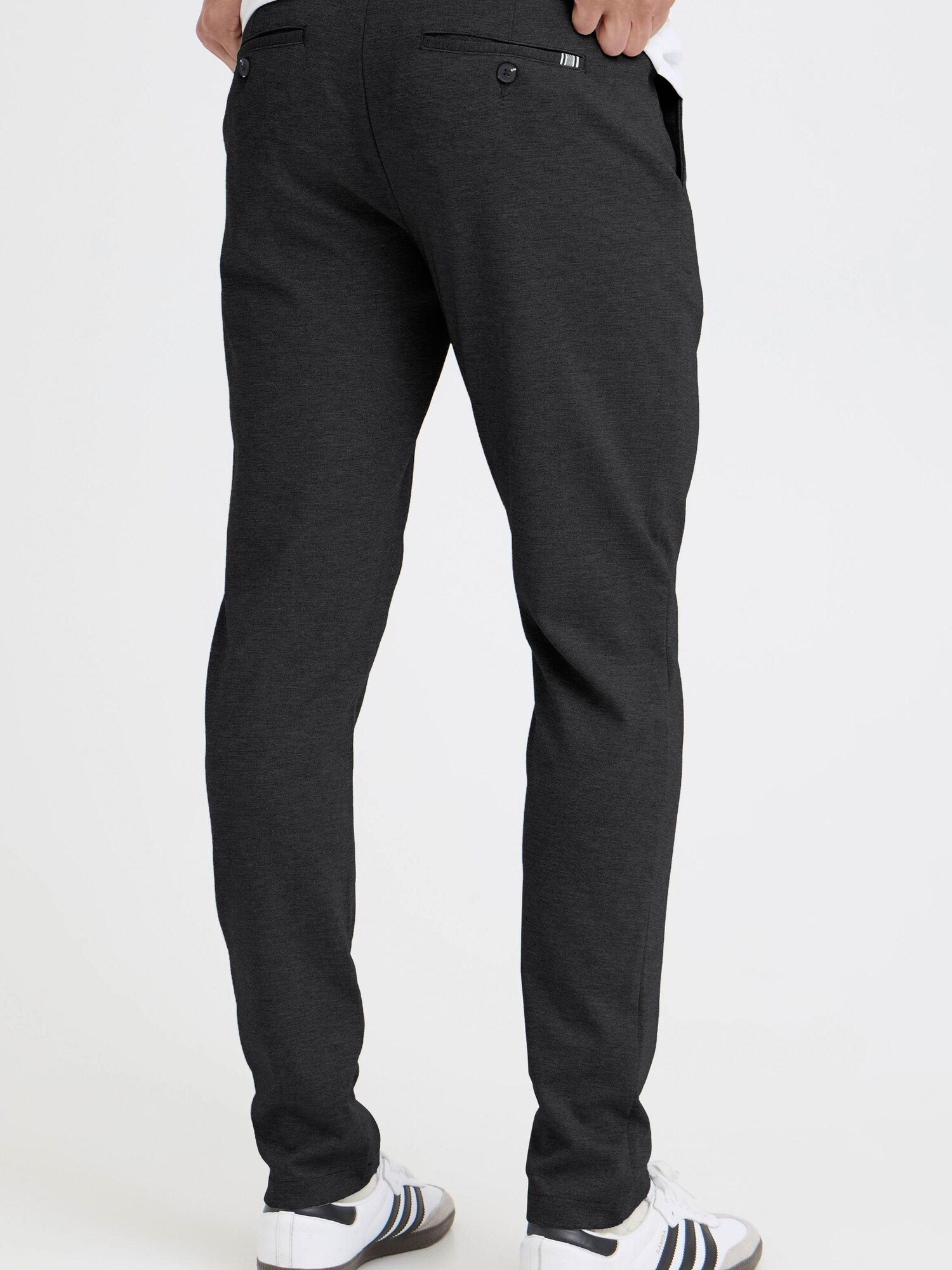 !Solid Chino nohavice 'Dave'  čierna (obrázok 4)